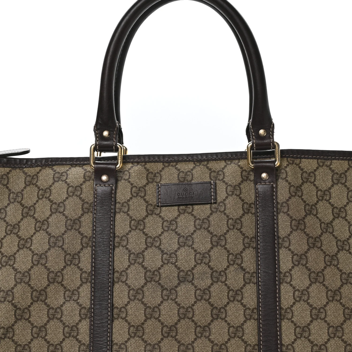 GG Plus Monogram Medium Joy Tote Dark Brown - Image 8