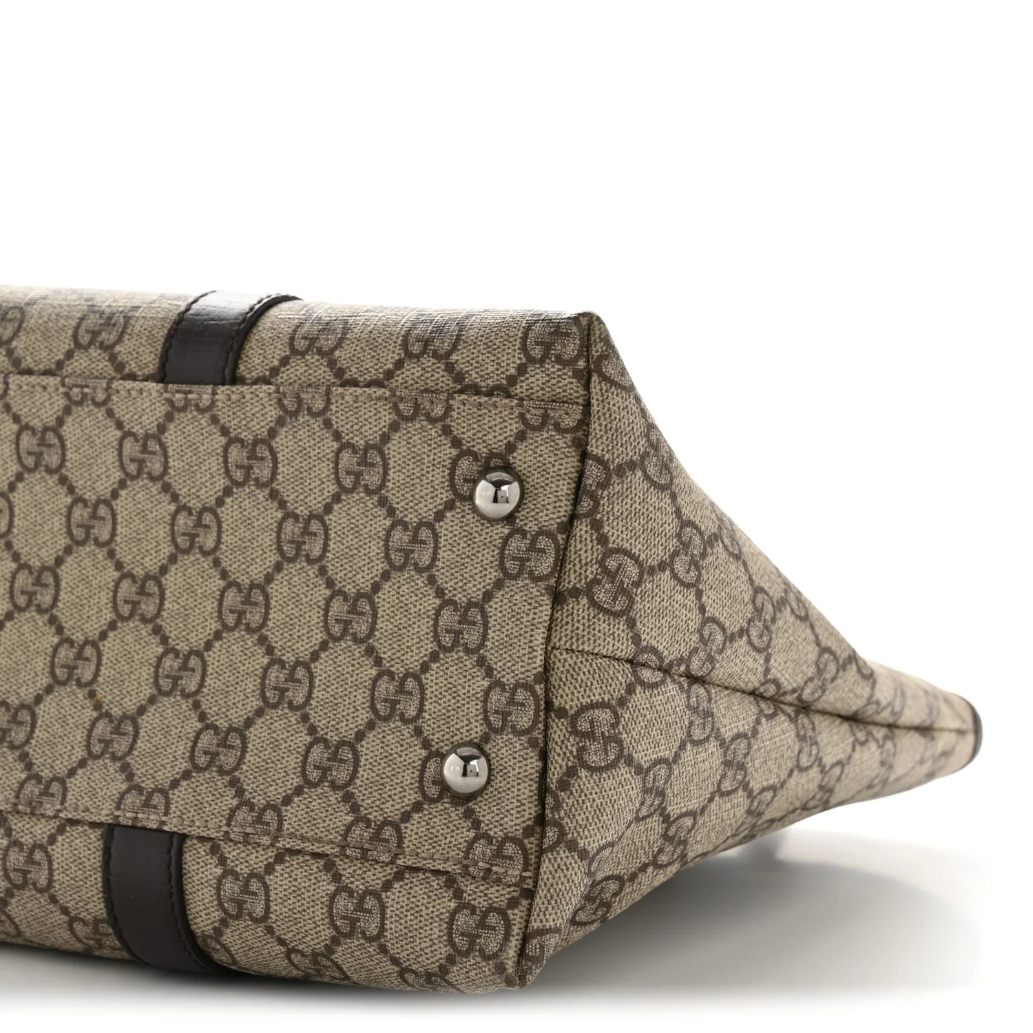GG Plus Monogram Medium Joy Tote Dark Brown - Image 10