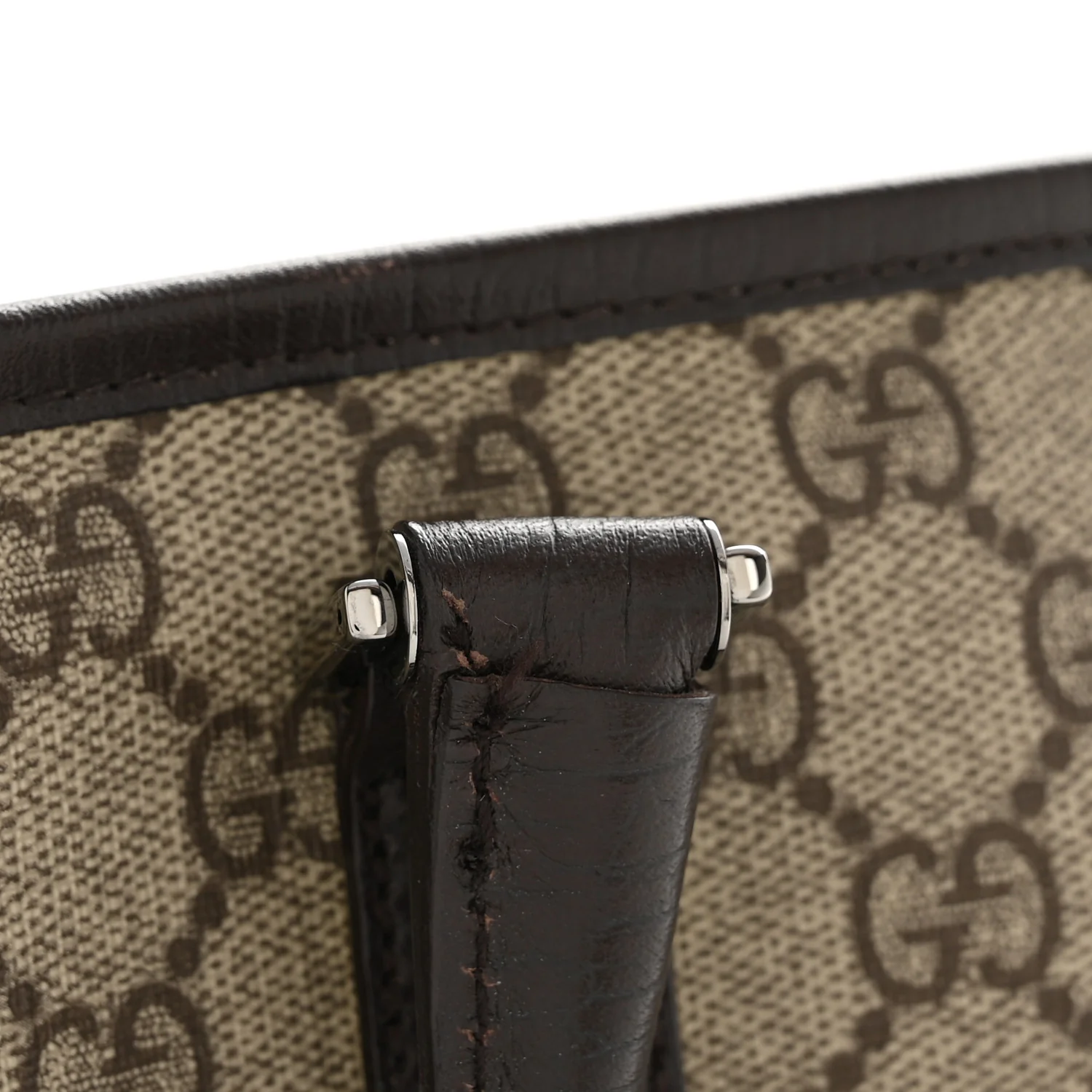 GG Plus Monogram Medium Joy Tote Dark Brown - Image 14