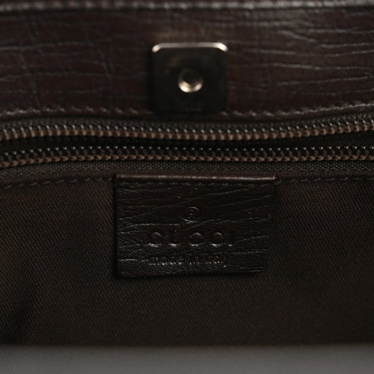 GG Plus Monogram Medium Joy Tote Dark Brown - Image 6