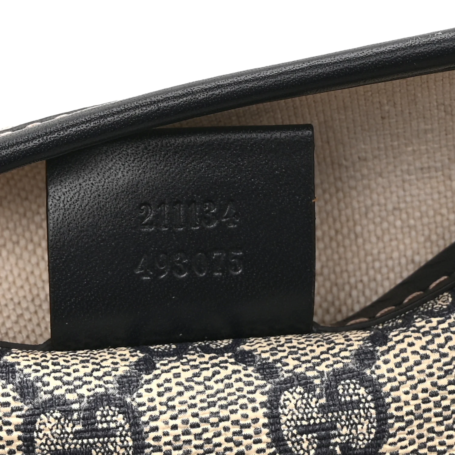 GG Plus Monogram Medium Signature Web Loop Tote Navy - Image 7