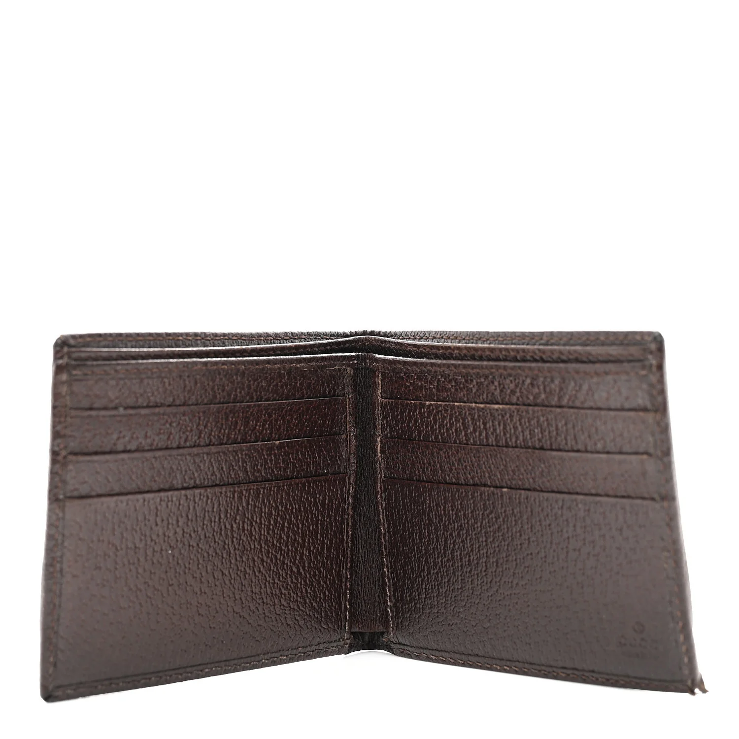 GG Plus Monogram Web Bi-Fold Wallet Dark Brown - Image 5