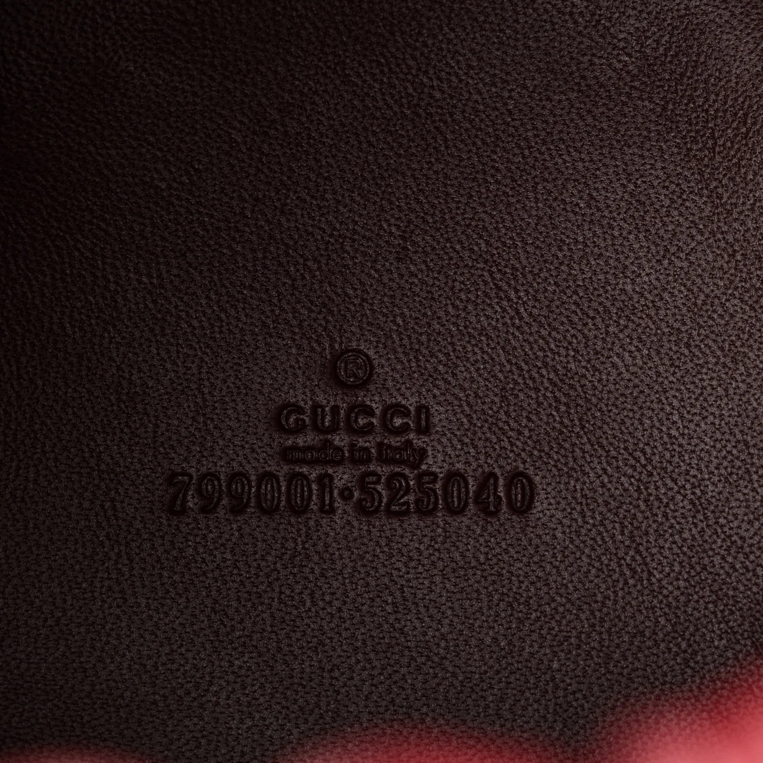 GG Shadow Monogram Mini Bucket Bag Rosso Ancora Red - Image 6