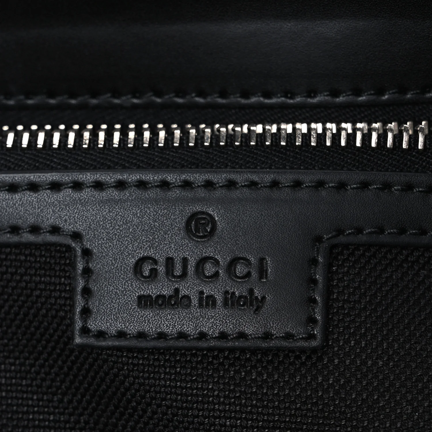 GG Supreme Monogram Appia Calfskin Web Crossbody Bag Black Grey - Image 6