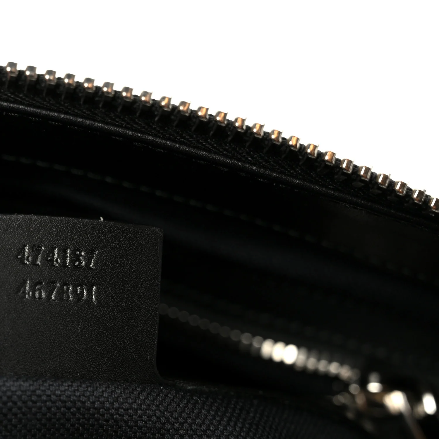 GG Supreme Monogram Appia Calfskin Web Flat Messenger Bag Black Grey - Image 7