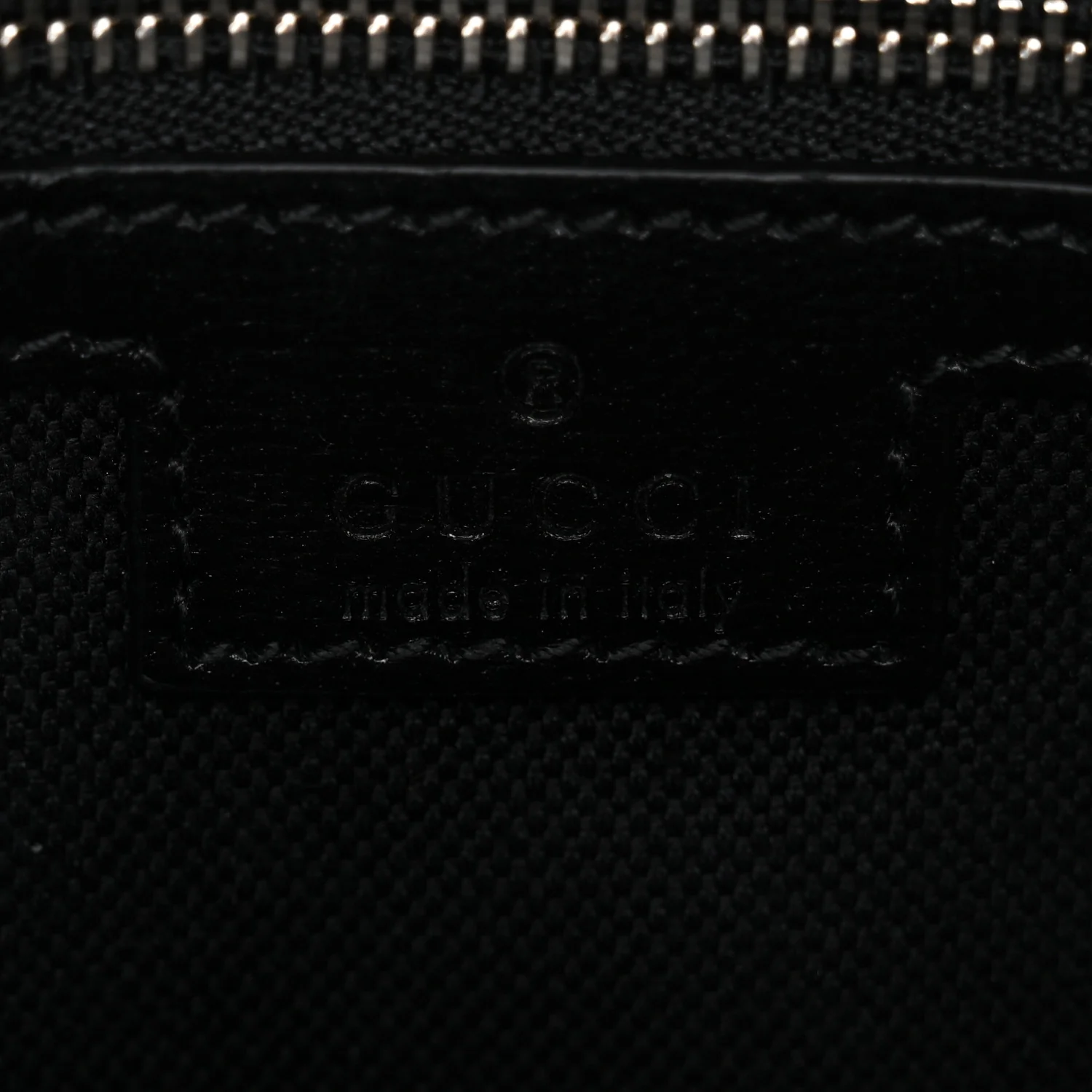 GG Supreme Monogram Azalea Calfskin Retro Interlocking G Wristlet Shoulder Bag Black - Image 7