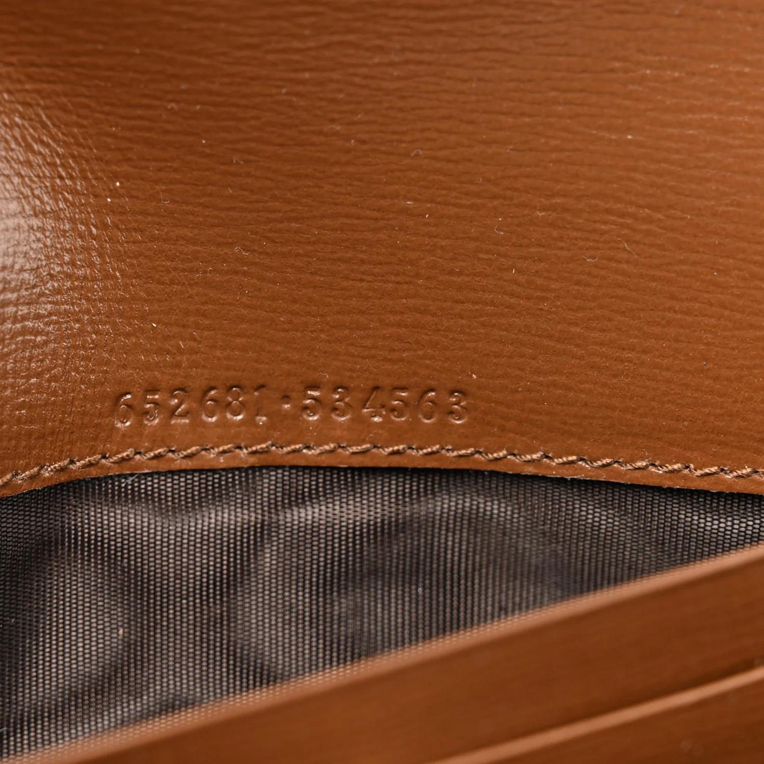 GG Supreme Monogram Azalea Calfskin Web Jackie 1961 Chain Wallet Beige Ebony Brown Sugar - Image 8