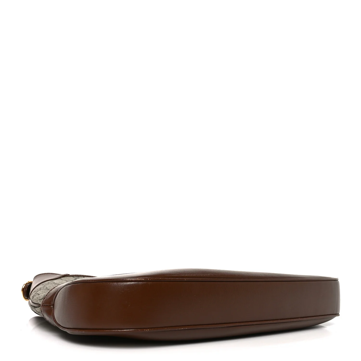 GG Supreme Monogram Azalea Calfskin Web Medium Jackie 1961 Hobo Beige Ebony Brown Sugar - Image 7