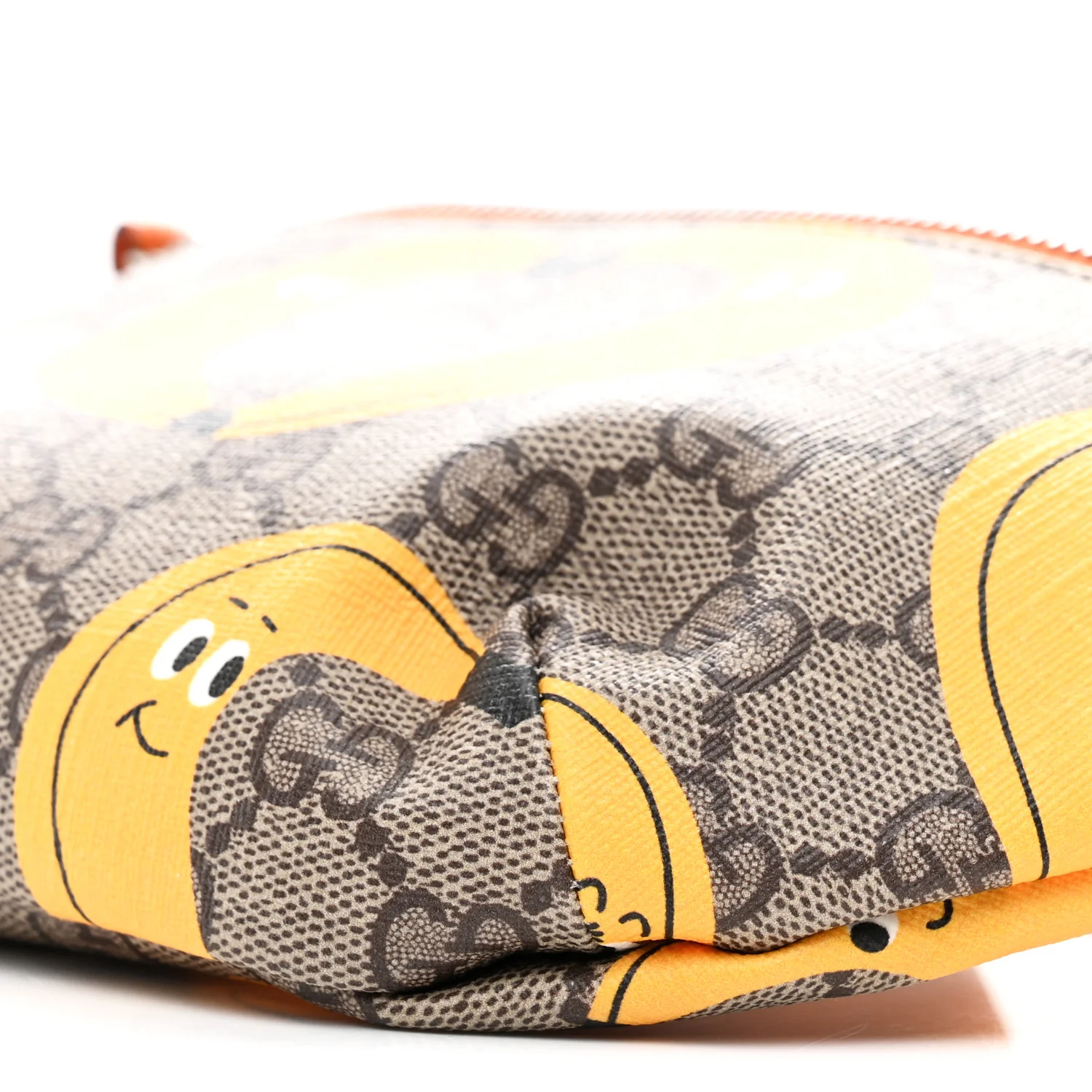 GG Supreme Monogram Banana Childrens Belt Bag Beige Ebony Multicolor Carrot Orange - Image 10