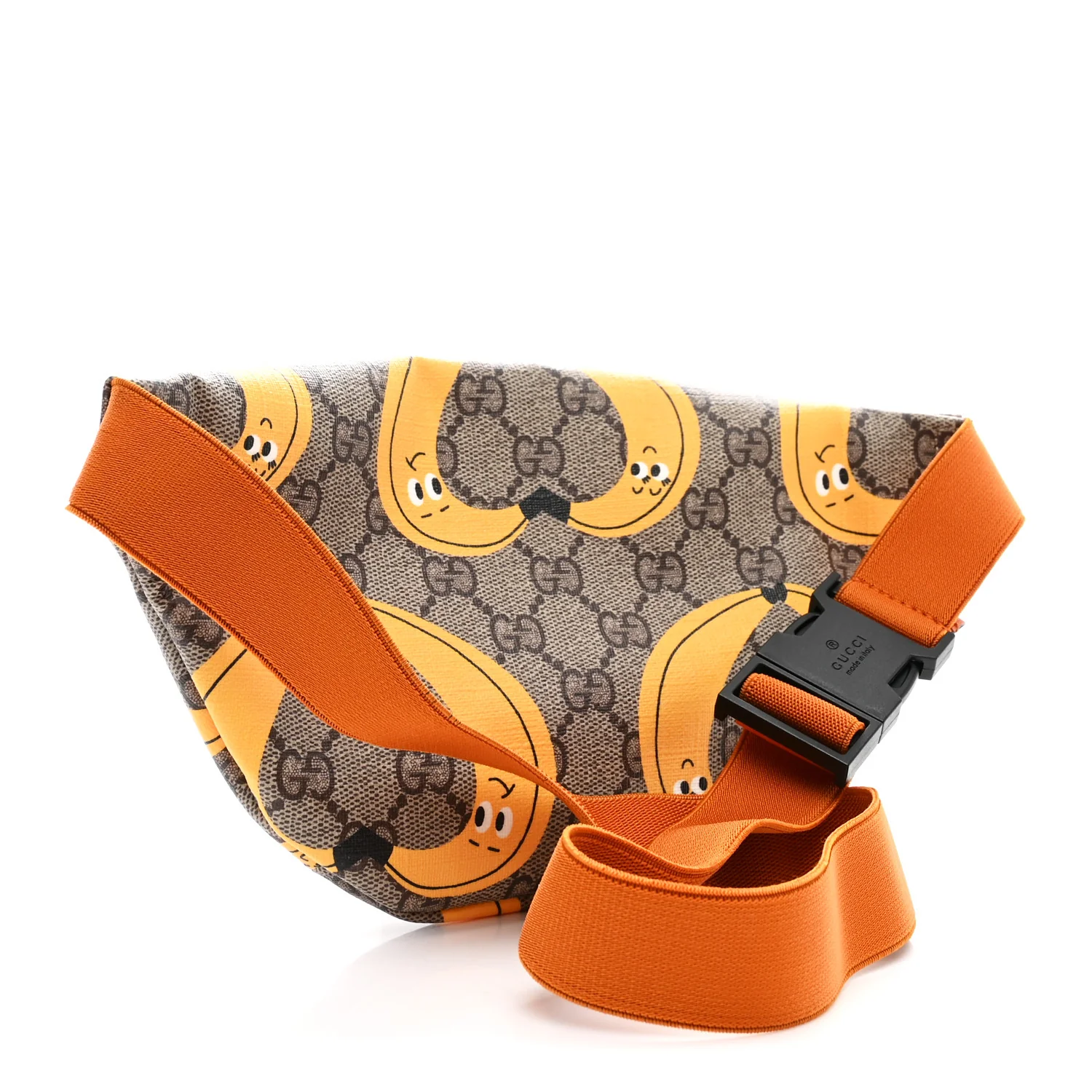 GG Supreme Monogram Banana Childrens Belt Bag Beige Ebony Multicolor Carrot Orange - Image 3