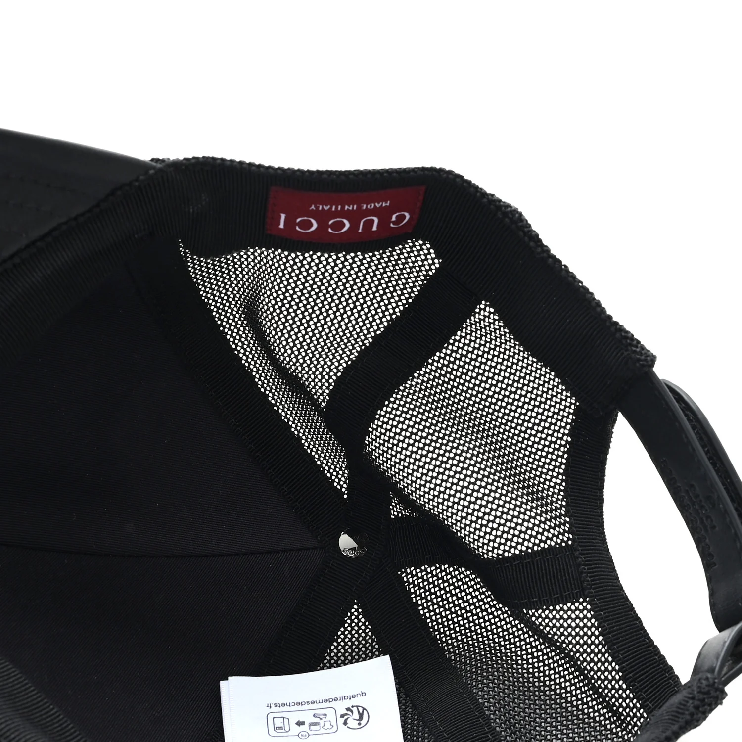 GG Supreme Monogram Baseball Hat M 58 Black - Image 7