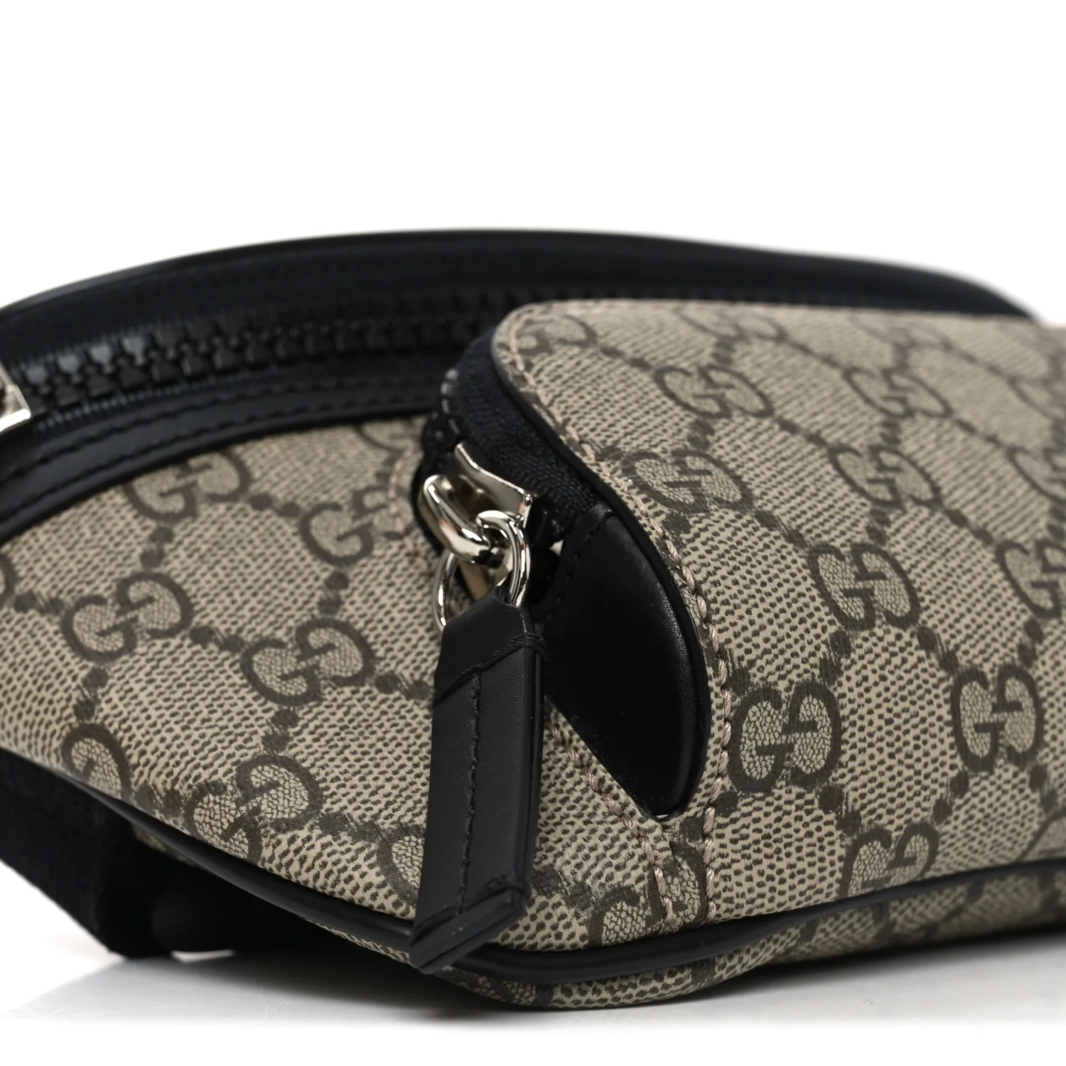 GG Supreme Monogram Belt Bag Black - Image 8