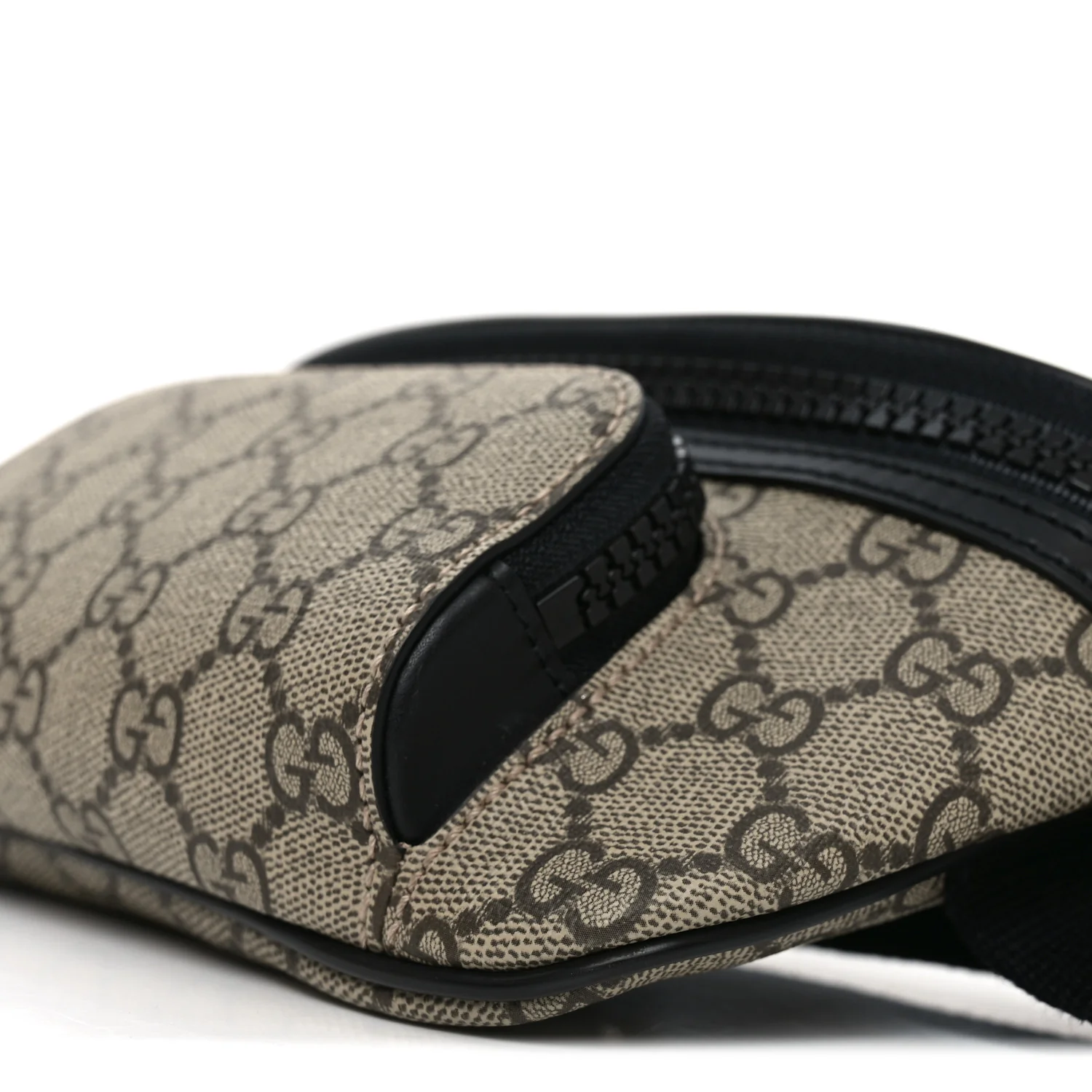 GG Supreme Monogram Belt Bag Black - Image 9