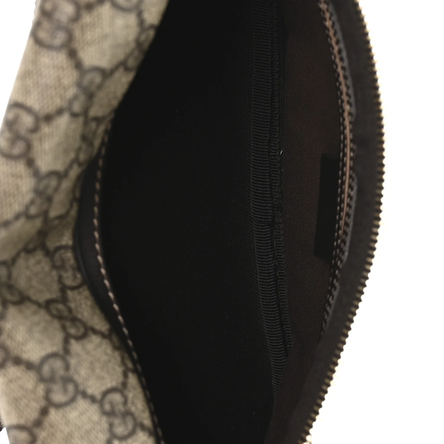 GG Supreme Monogram Belt Bag Dark Brown - Image 4