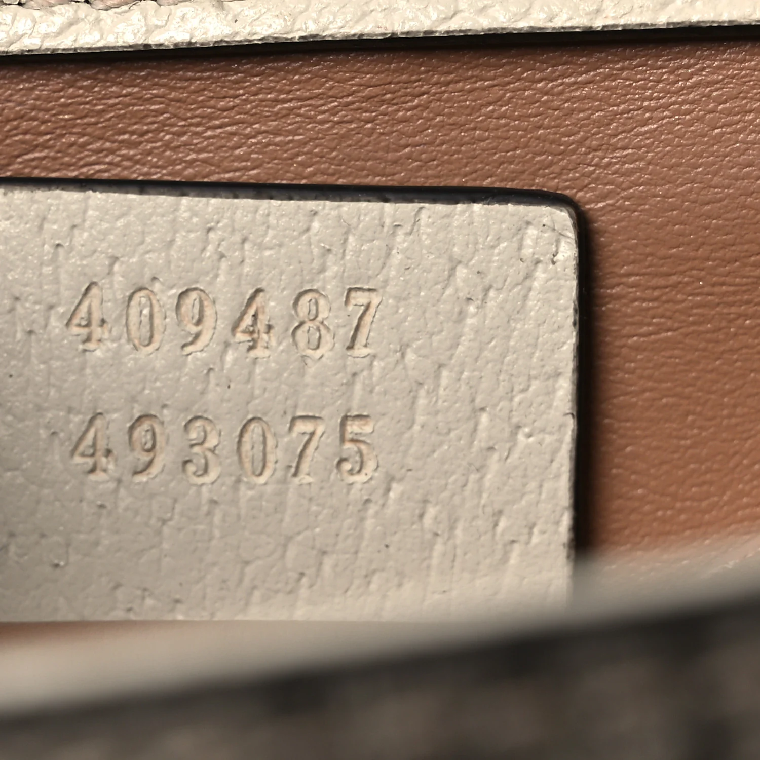 GG Supreme Monogram Berry Textured Dollar Calfskin Small Padlock Shoulder Bag Beige Ebony Light Copper Mystic White - Image 7