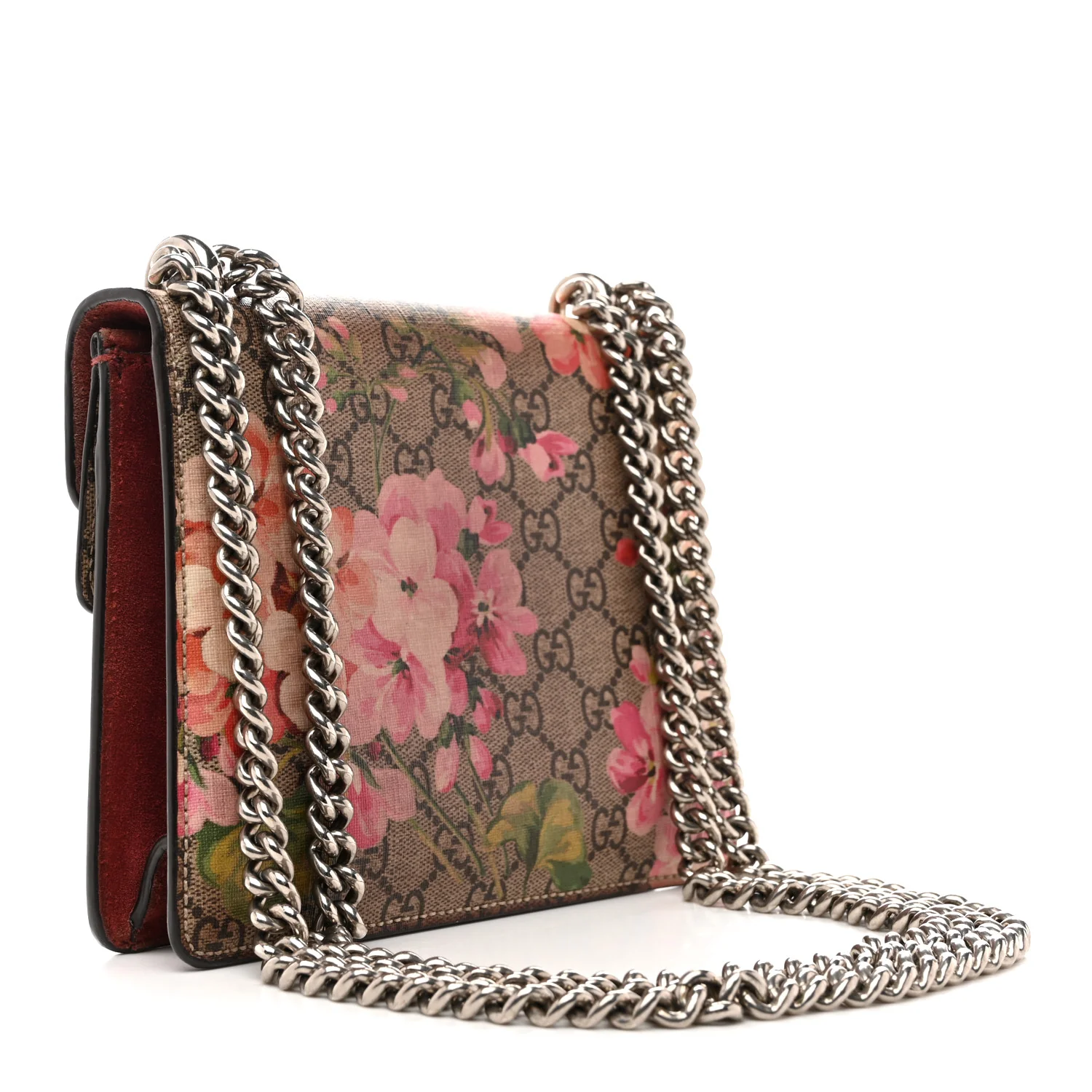 GG Supreme Monogram Blooms Mini Dionysus Shoulder Bag Beige Multicolor Dry Rose - Image 3