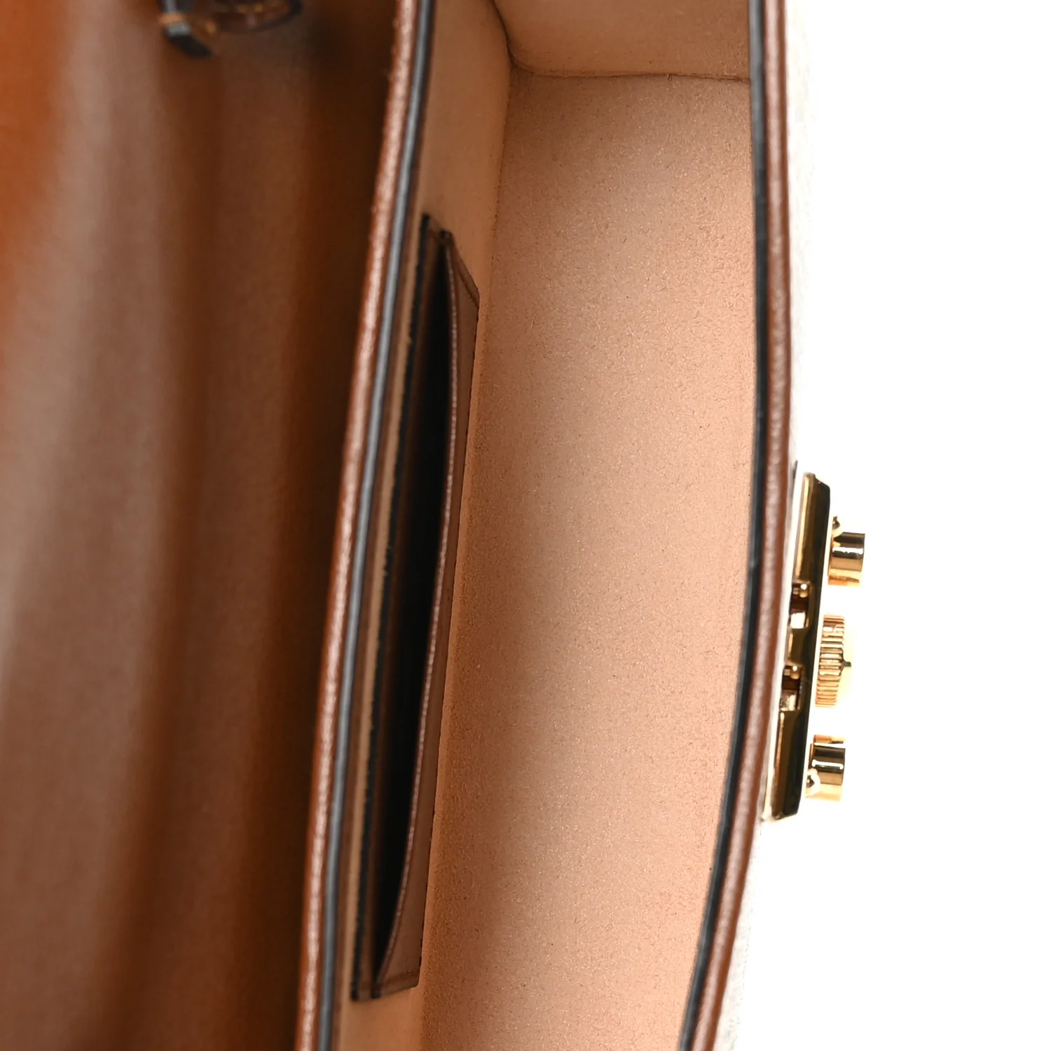 GG Supreme Monogram Calfskin Mini Padlock Top Handle Shoulder Bag Beige Black Cuir - Image 5