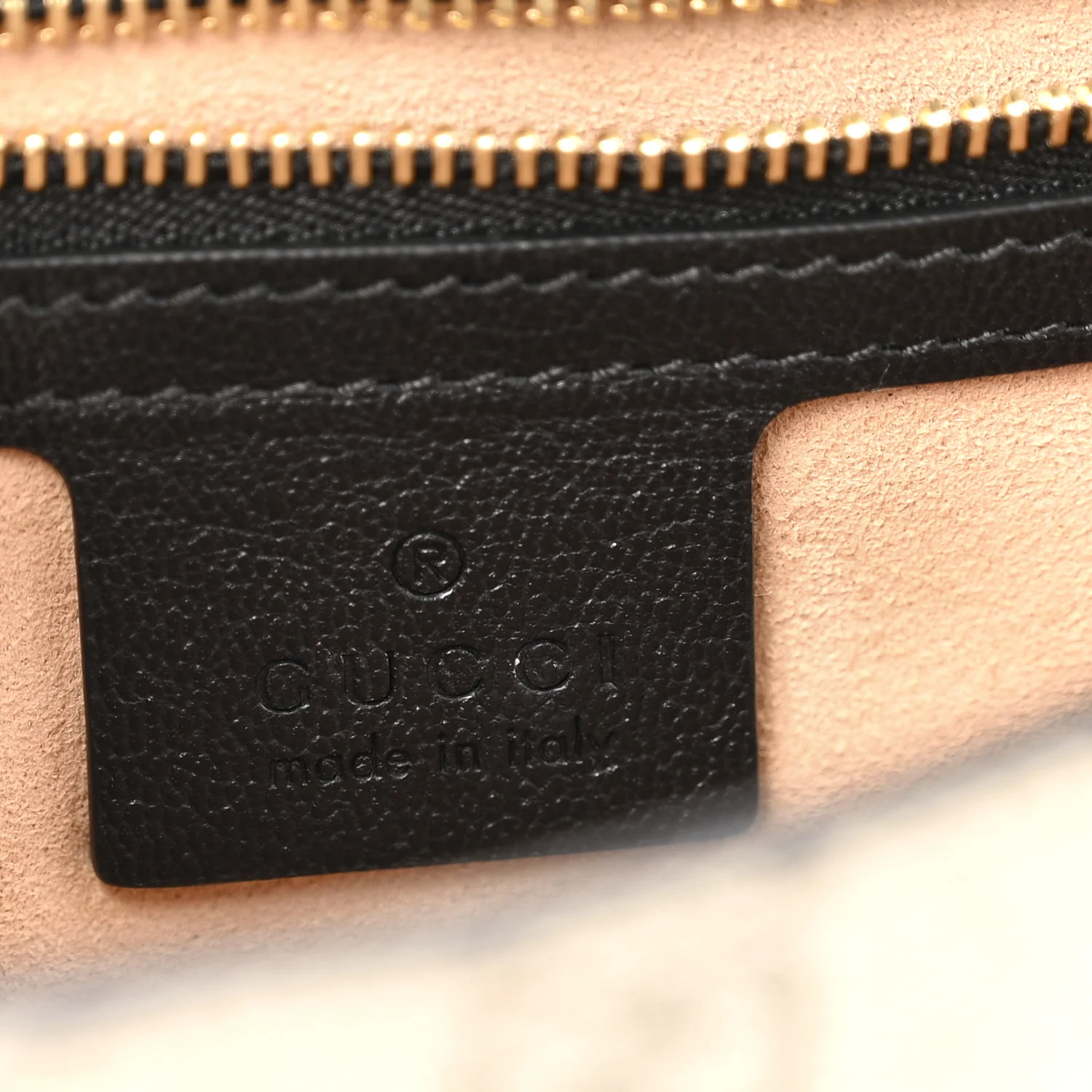 GG Supreme Monogram Calfskin Small Padlock Messenger Shoulder Bag Beige Black Cuir - Image 6