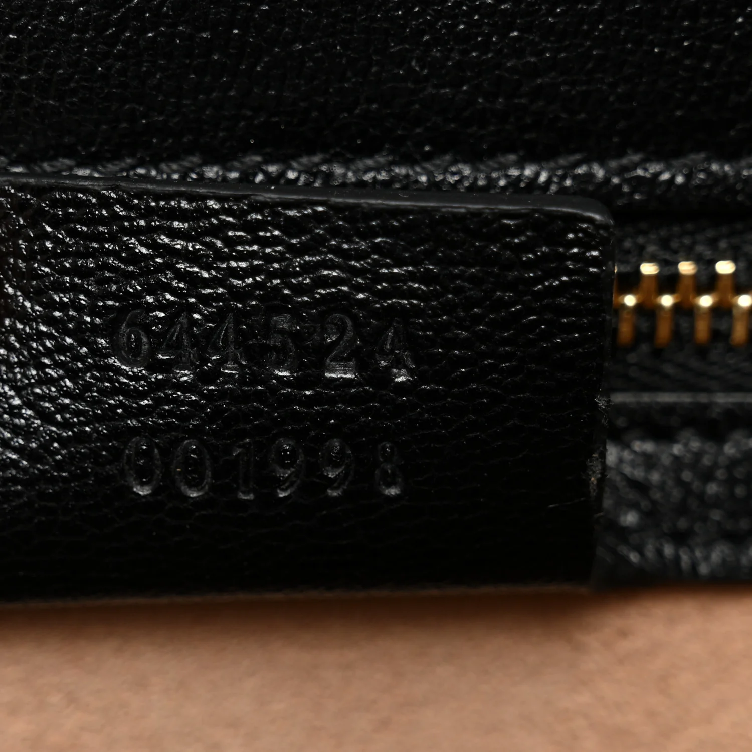 GG Supreme Monogram Calfskin Small Padlock Messenger Shoulder Bag Beige Black Cuir - Image 7