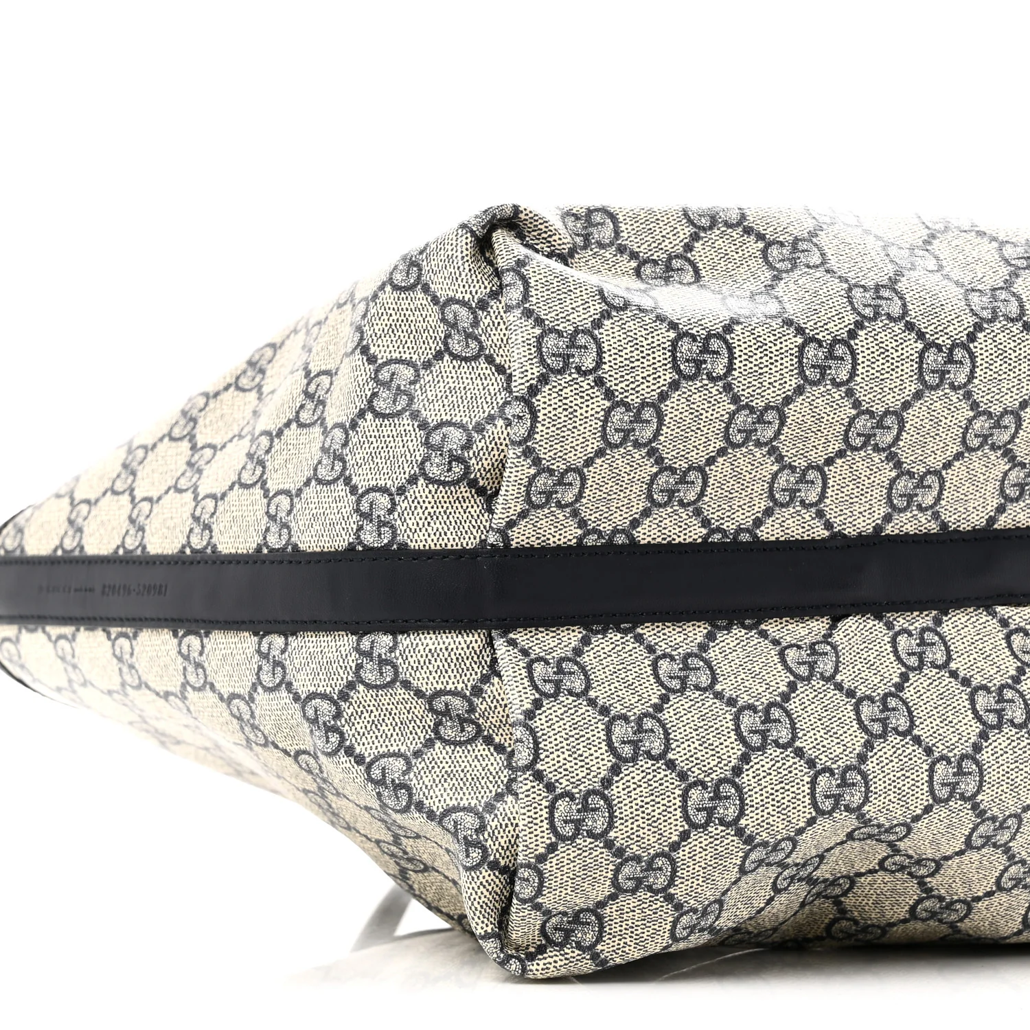 GG Supreme Monogram Denim Small Totissima Reversible Tote Beige Blue - Image 13
