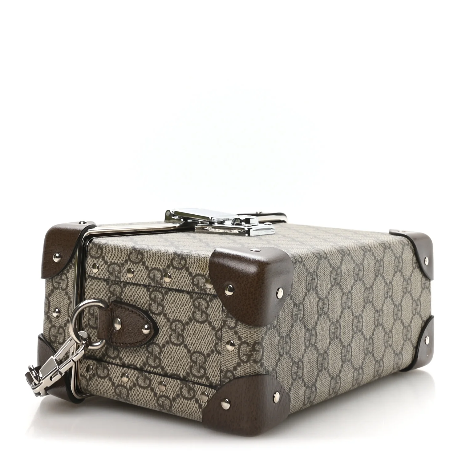 GG Supreme Monogram Globe-Trotter Beauty Case Brown - Image 4