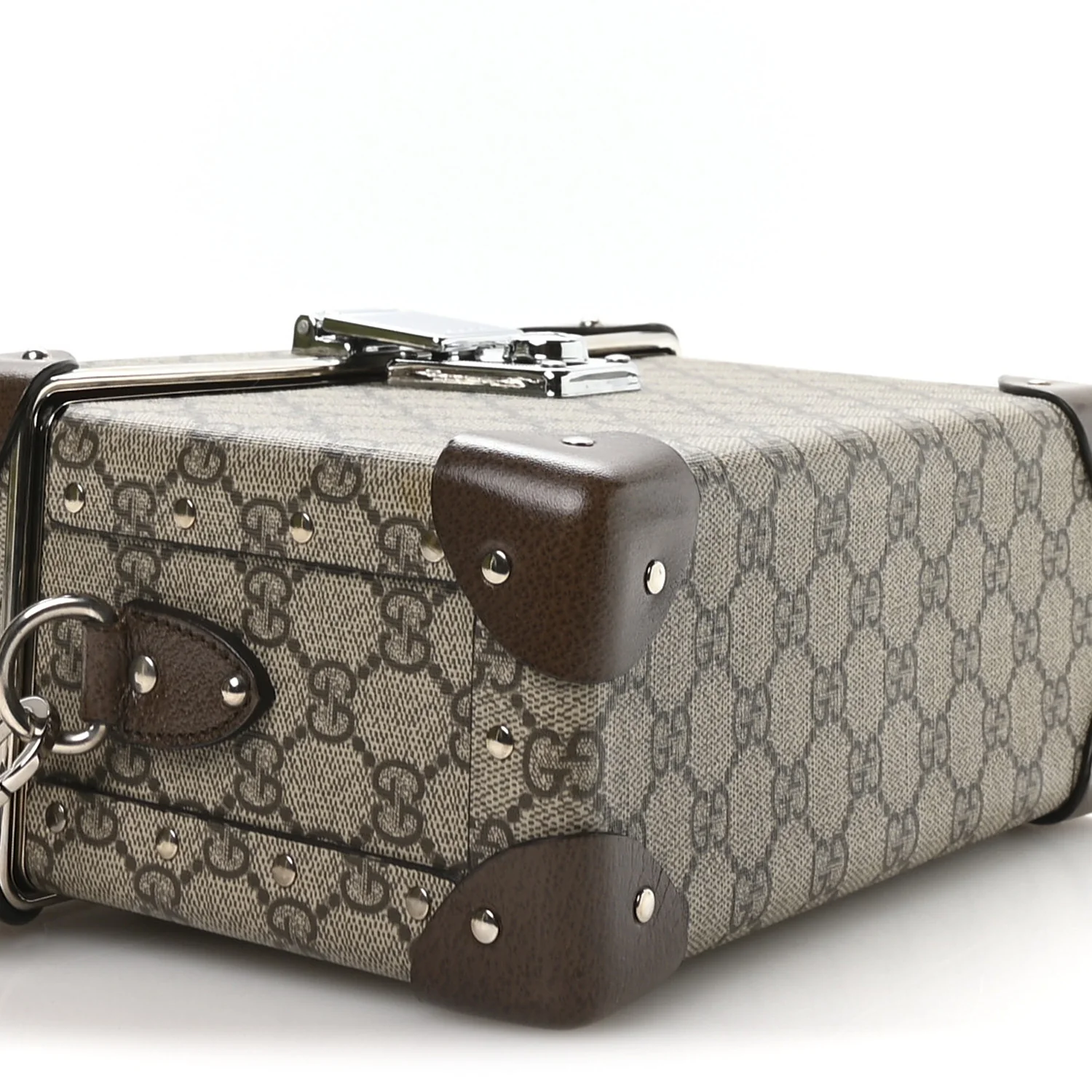 GG Supreme Monogram Globe-Trotter Beauty Case Brown - Image 9