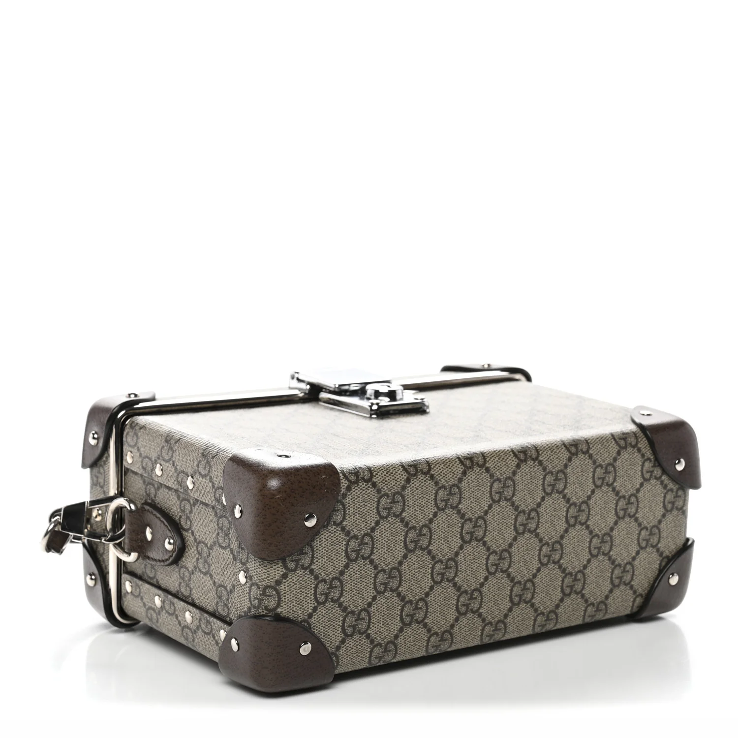 GG Supreme Monogram Globe-Trotter Beauty Case Brown - Image 4