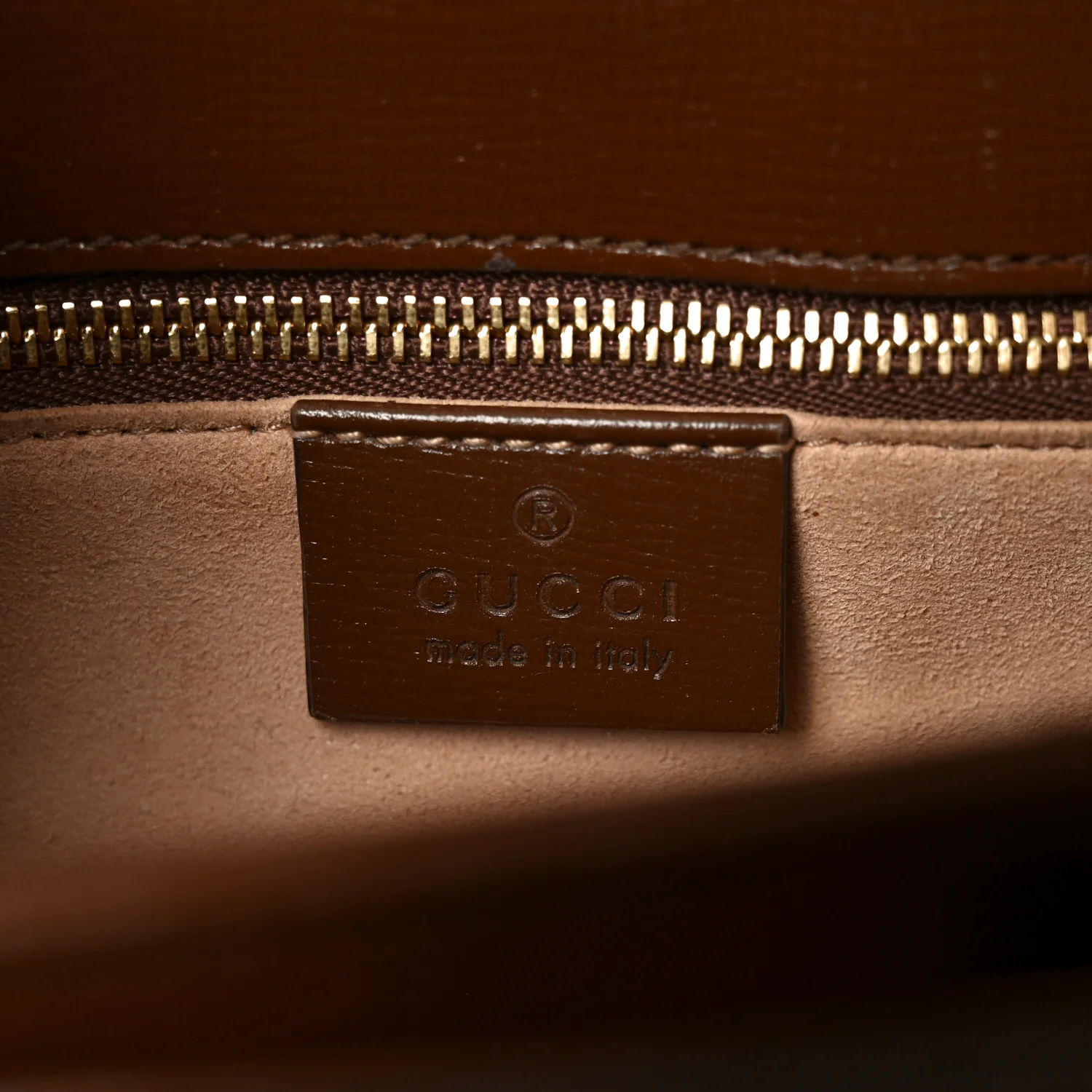 GG Supreme Monogram Horsebit 1955 Shoulder Bag Beige Brown Sugar - Image 6