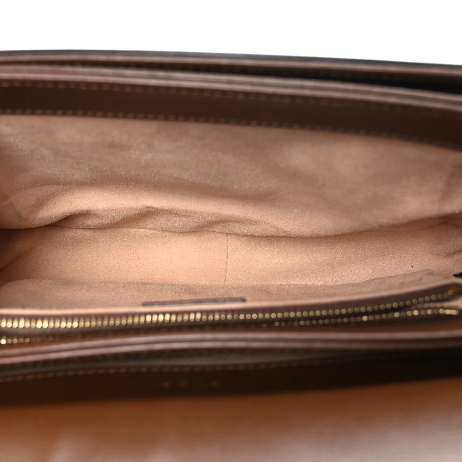 GG Supreme Monogram Horsebit 1955 Shoulder Bag Beige Brown Sugar - Image 5