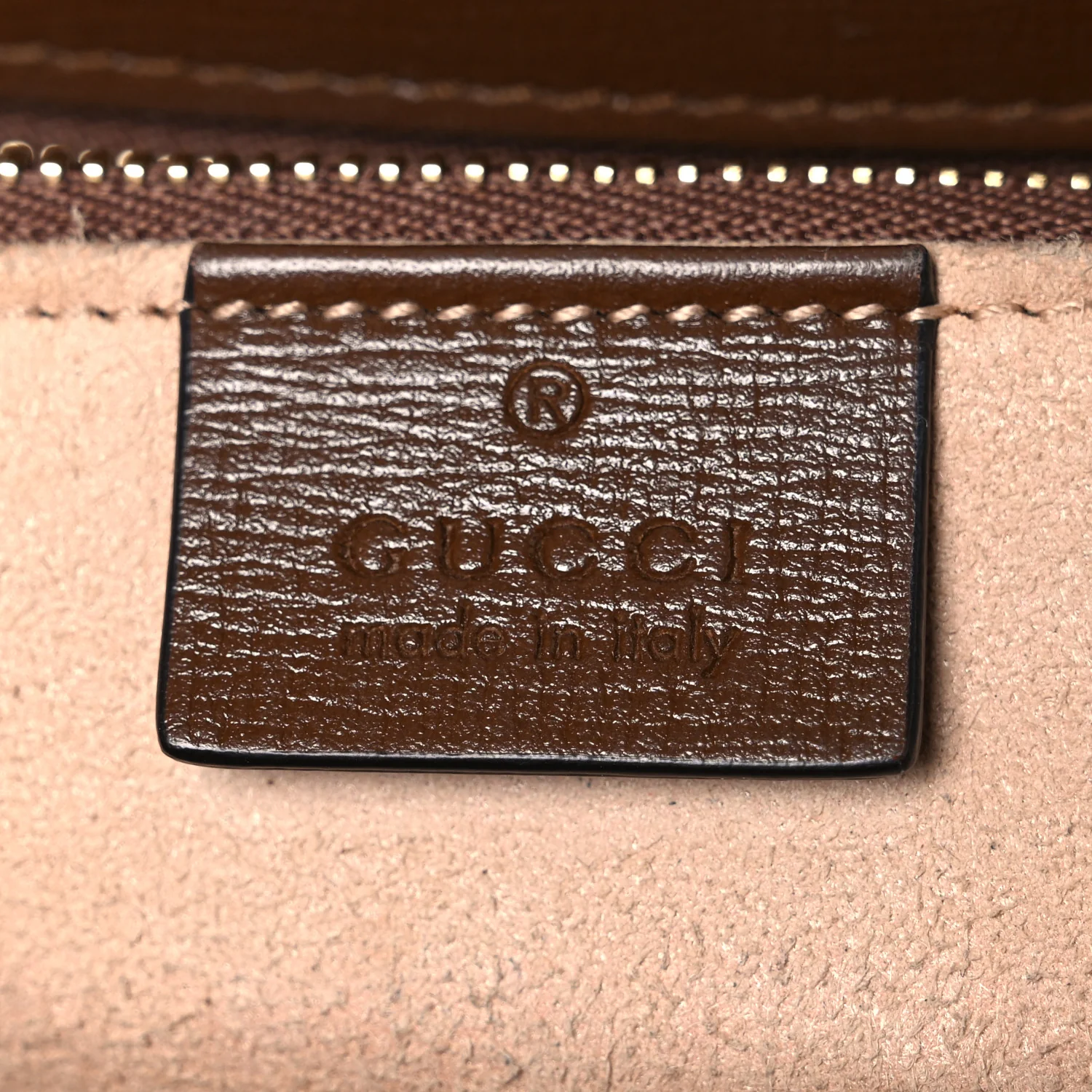 GG Supreme Monogram Horsebit 1955 Shoulder Bag Beige Brown Sugar - Image 6