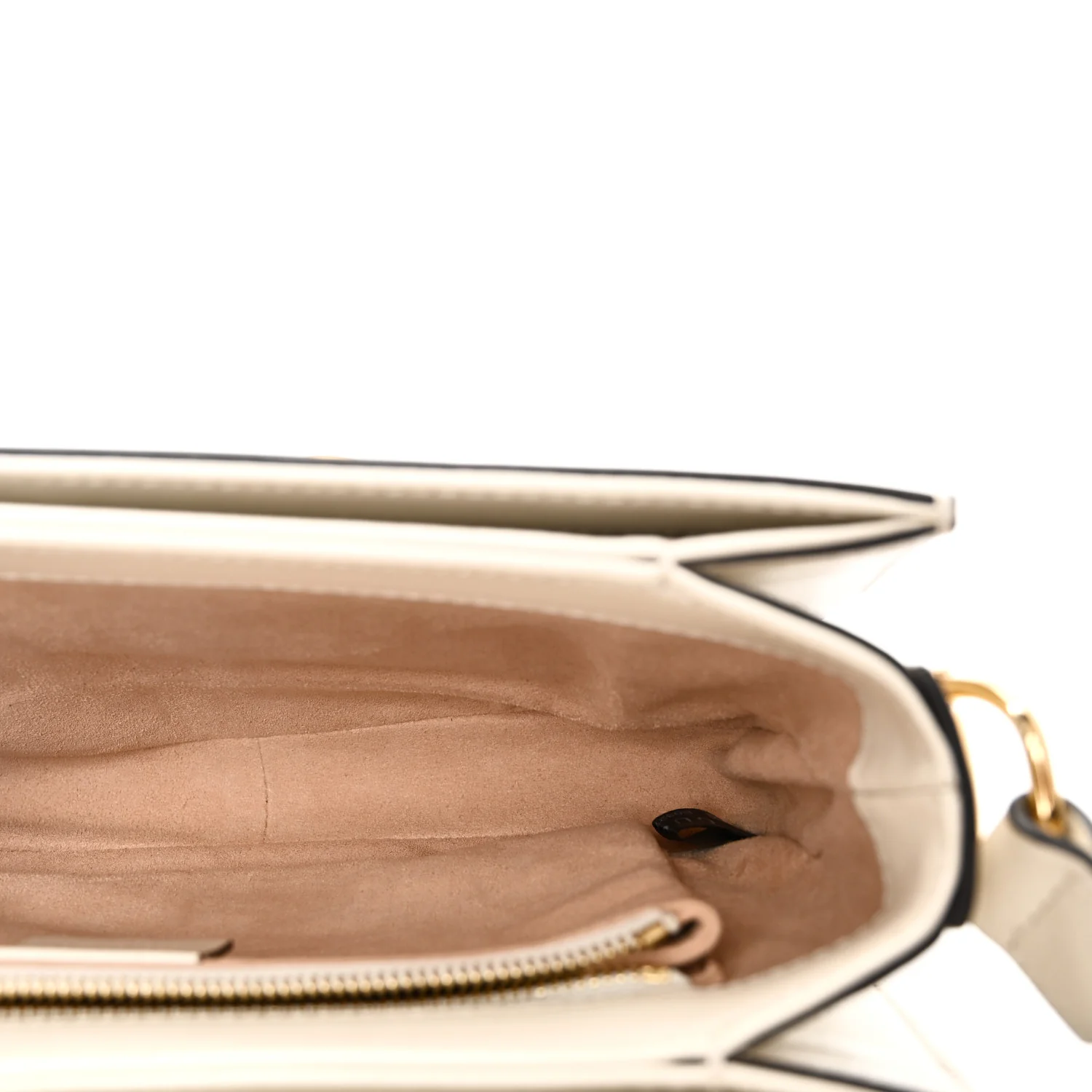 GG Supreme Monogram Horsebit 1955 Shoulder Bag Beige Mystic White - Image 5