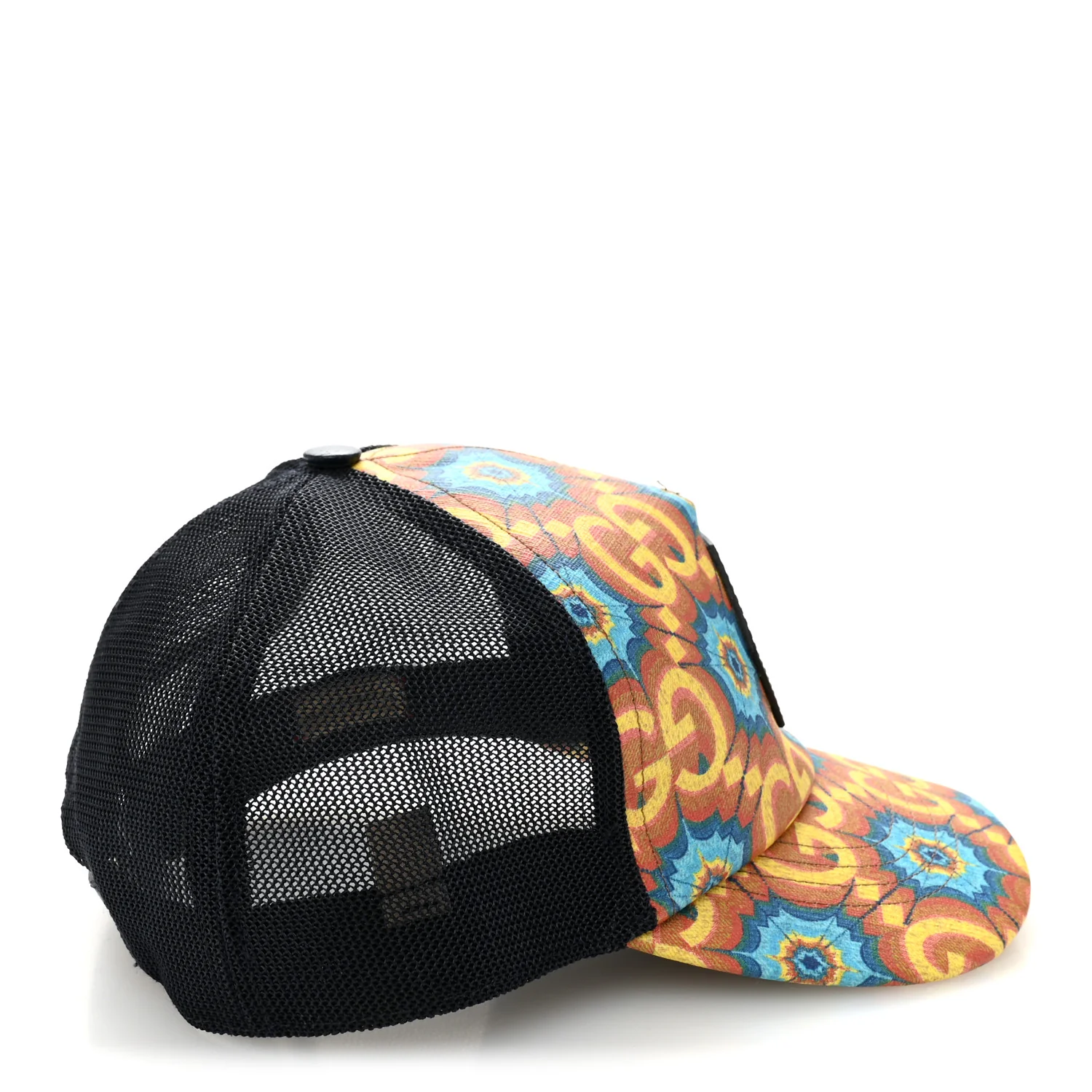 GG Supreme Monogram Kaleidoscope Baseball Hat L Blue Orange Multicolor Blue Agata - Image 6