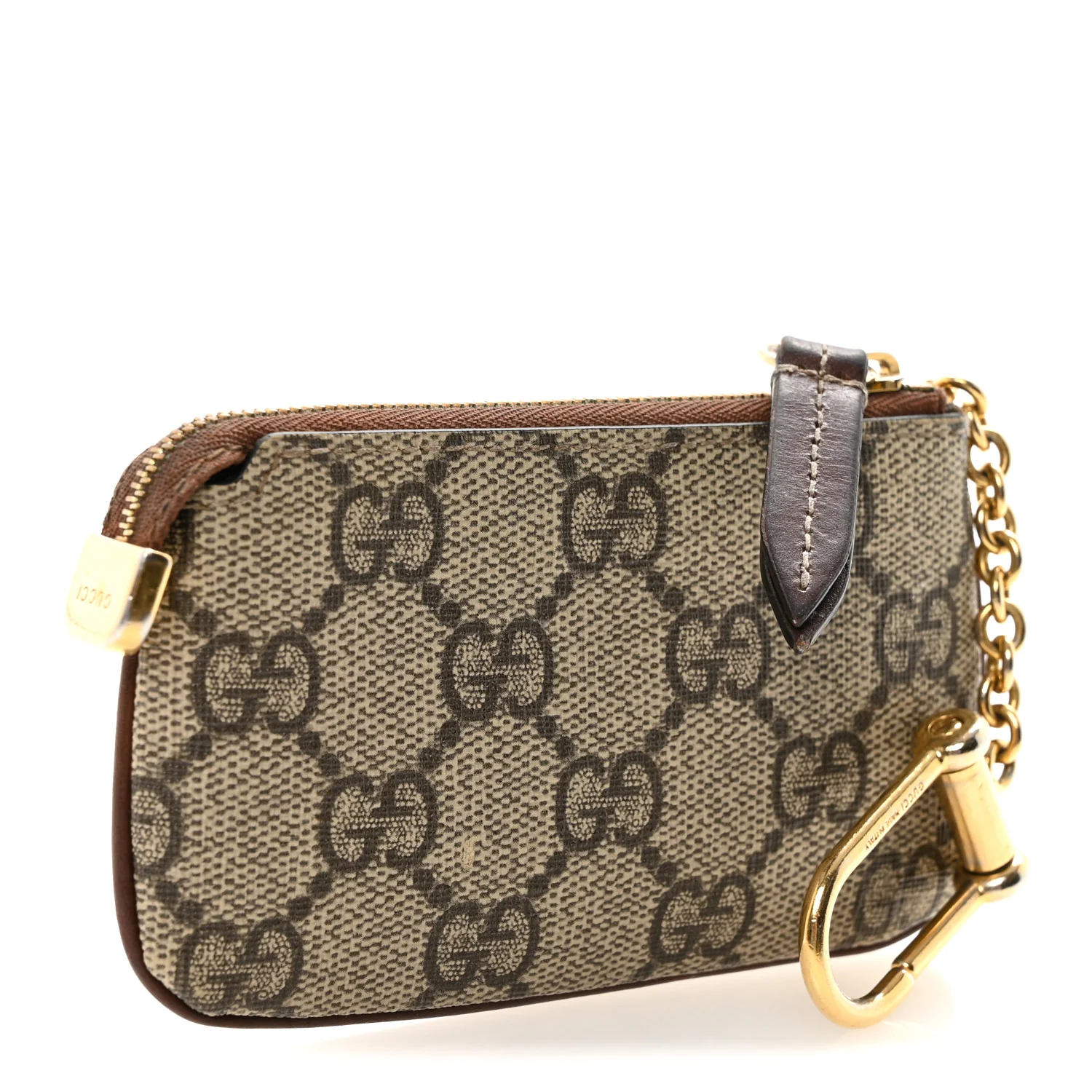 GG Supreme Monogram Key Case Brown - Image 3