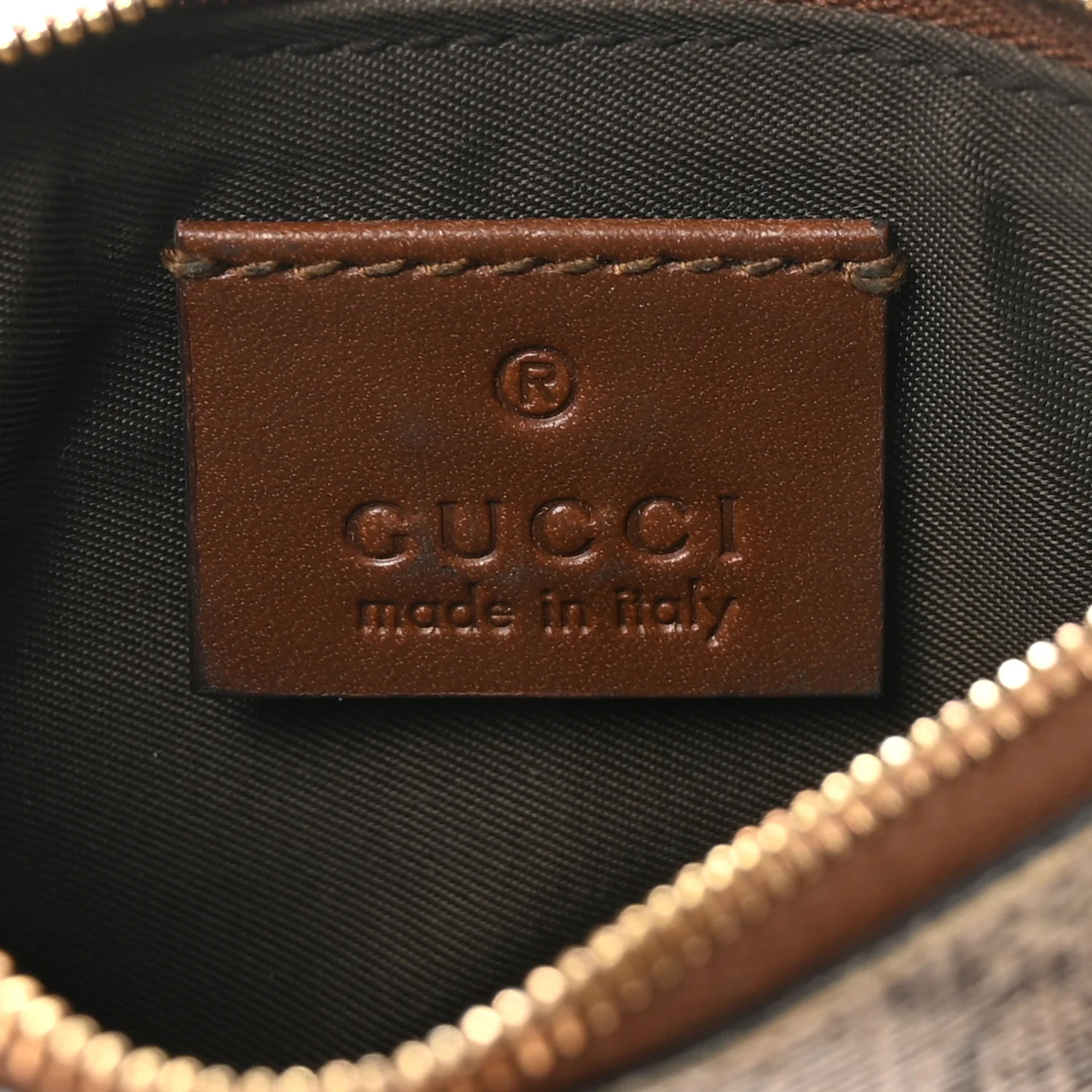 GG Supreme Monogram Key Case Brown - Image 6