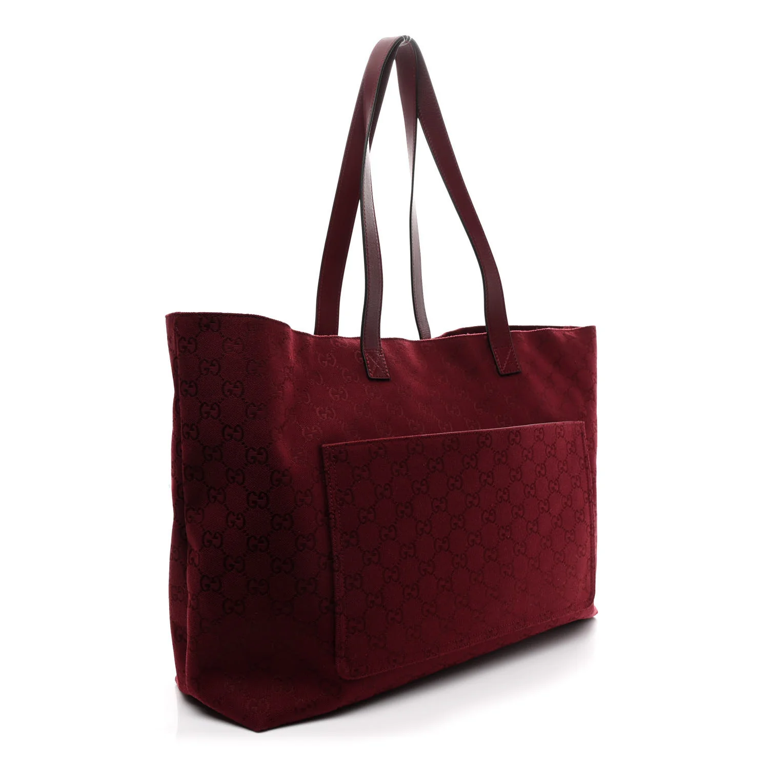 GG Supreme Monogram Large Shopping Tote Rosso Ancora - Image 2