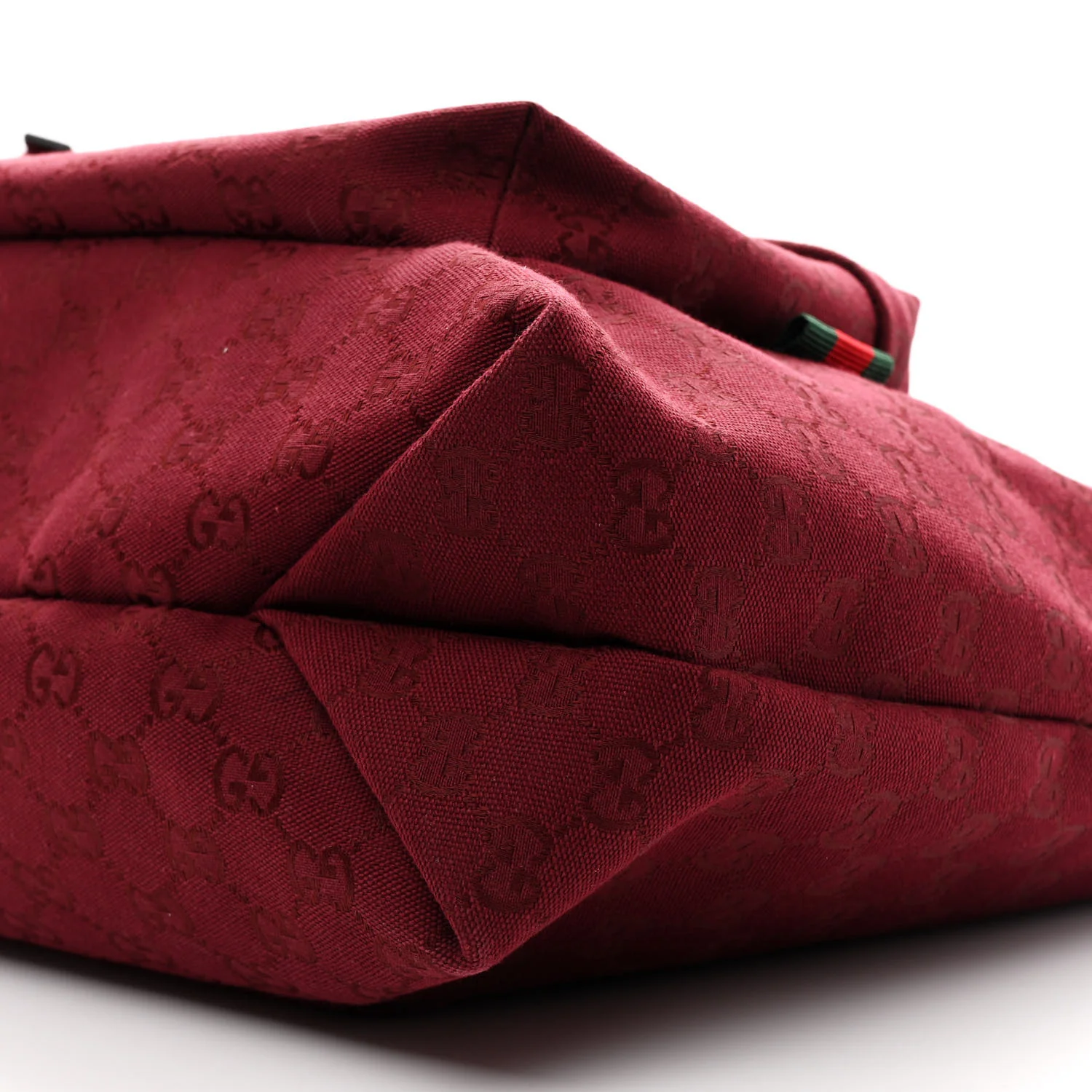 GG Supreme Monogram Large Shopping Tote Rosso Ancora - Image 9