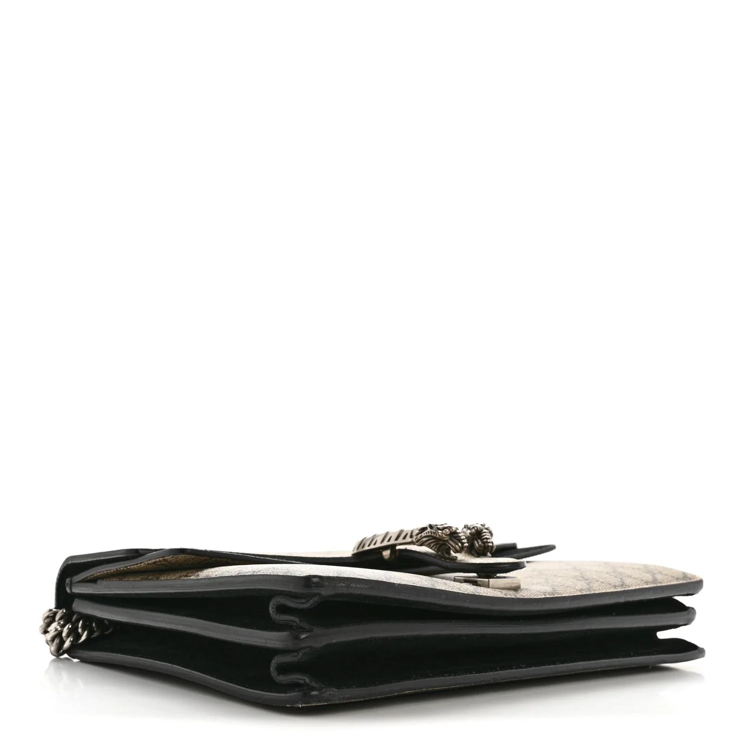 GG Supreme Monogram Medium Dionysus Shoulder Bag Black - Image 4