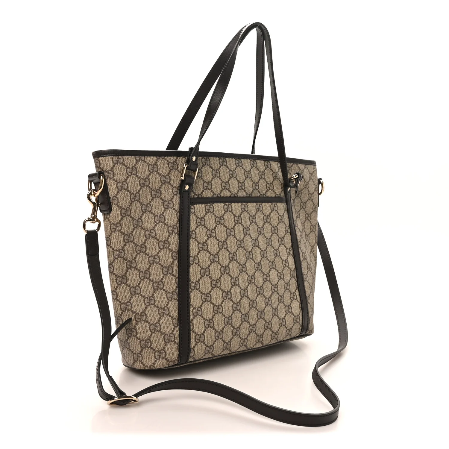 GG Supreme Monogram Medium Joy Tote Dark Brown - Image 3