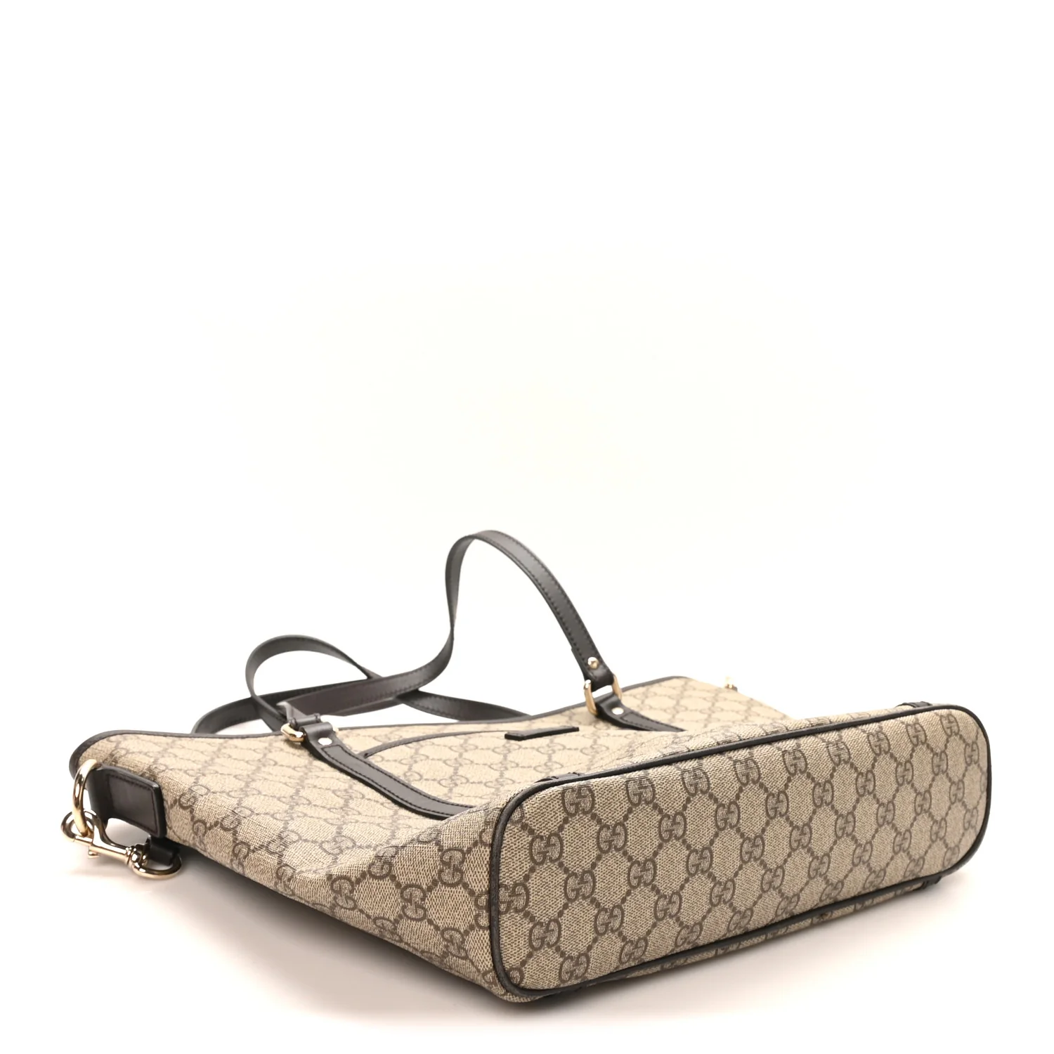 GG Supreme Monogram Medium Joy Tote Dark Brown - Image 4