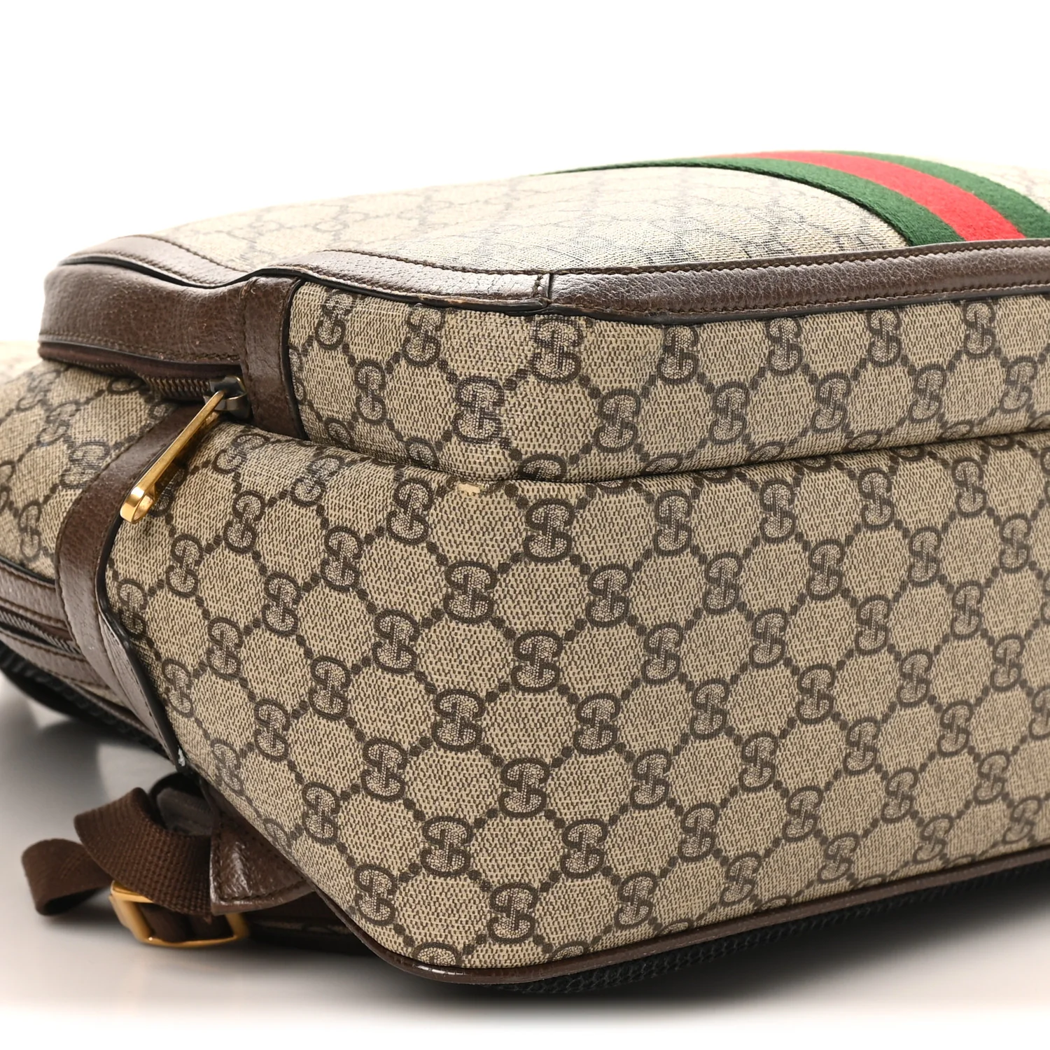 GG Supreme Monogram Medium Ophidia Day Backpack Brown - Image 8