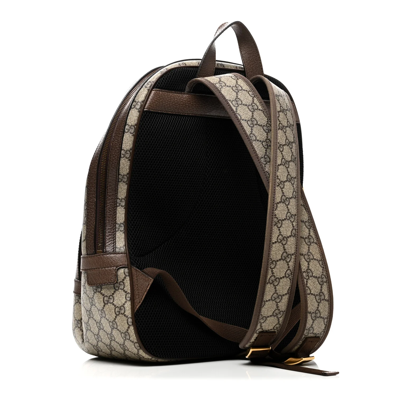 GG Supreme Monogram Medium Ophidia Day Backpack Brown - Image 3