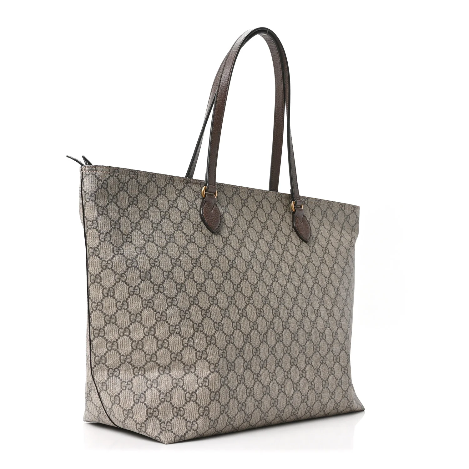 GG Supreme Monogram Medium Ophidia Shopping Tote Ebony - Image 2