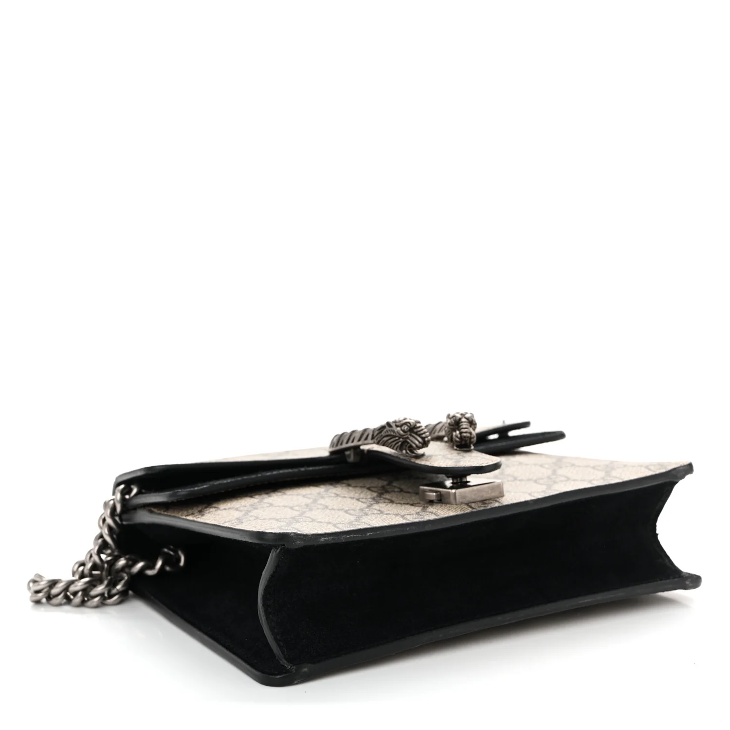 GG Supreme Monogram Mini Dionysus Shoulder Bag Black - Image 4