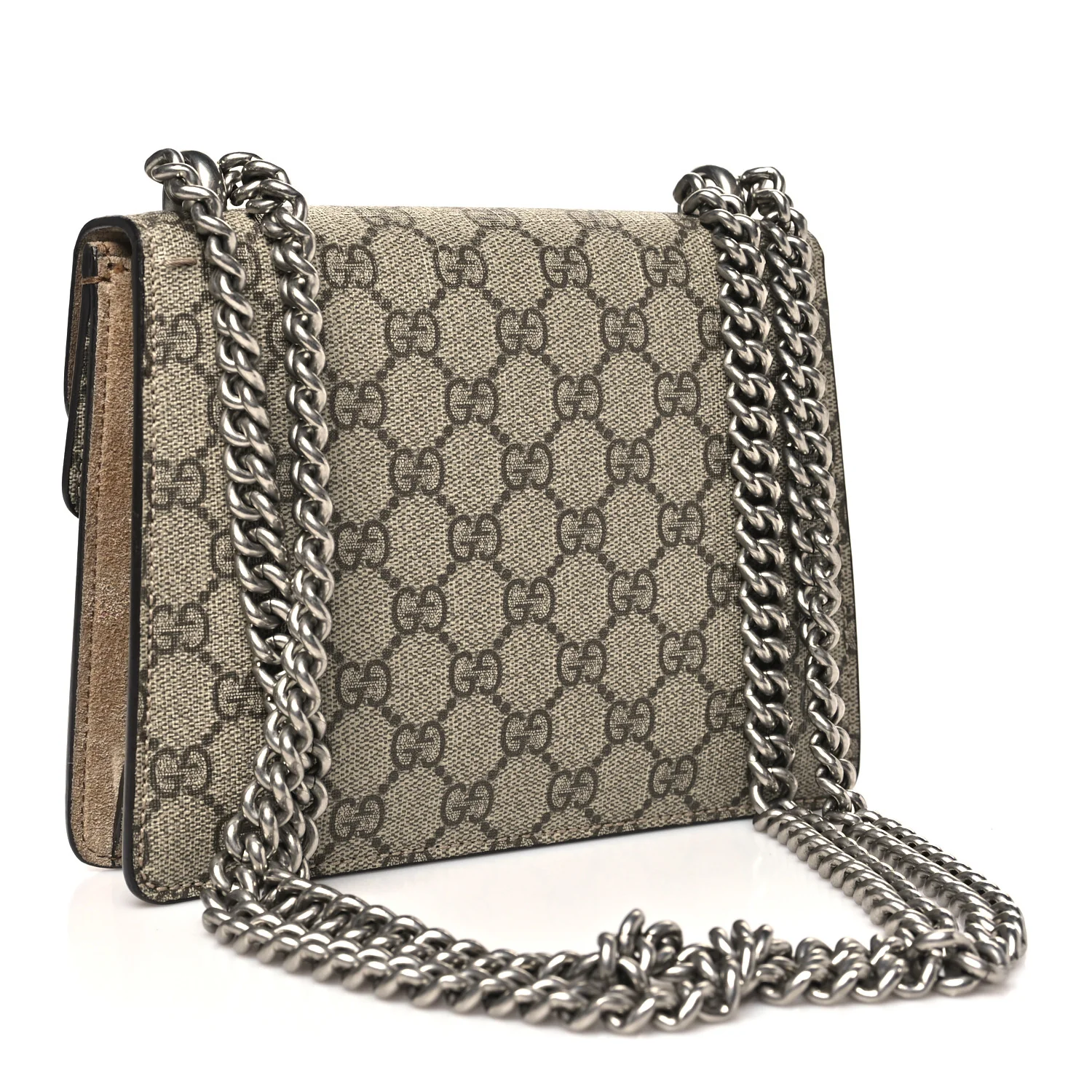 GG Supreme Monogram Mini Dionysus Shoulder Bag Taupe - Image 3