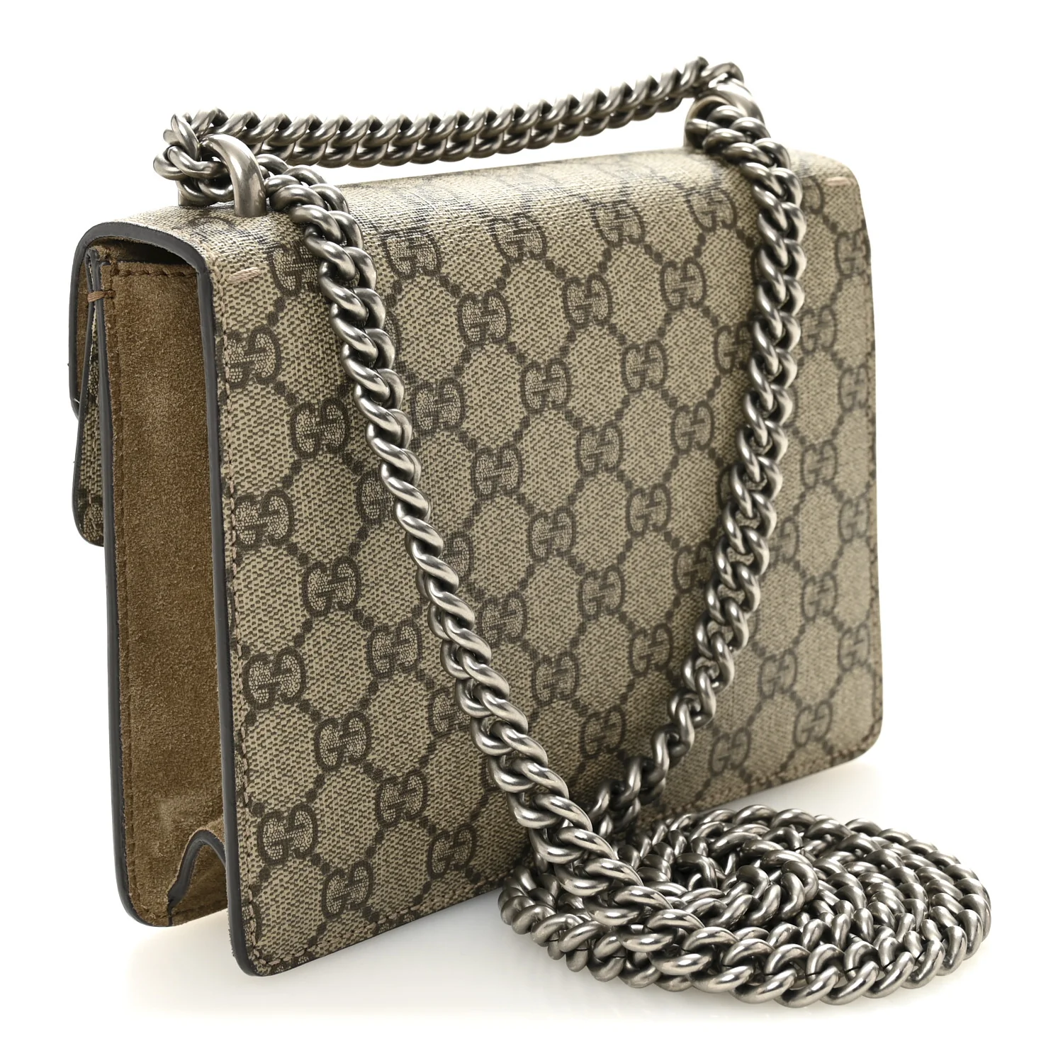 GG Supreme Monogram Mini Dionysus Shoulder Bag Taupe - Image 3