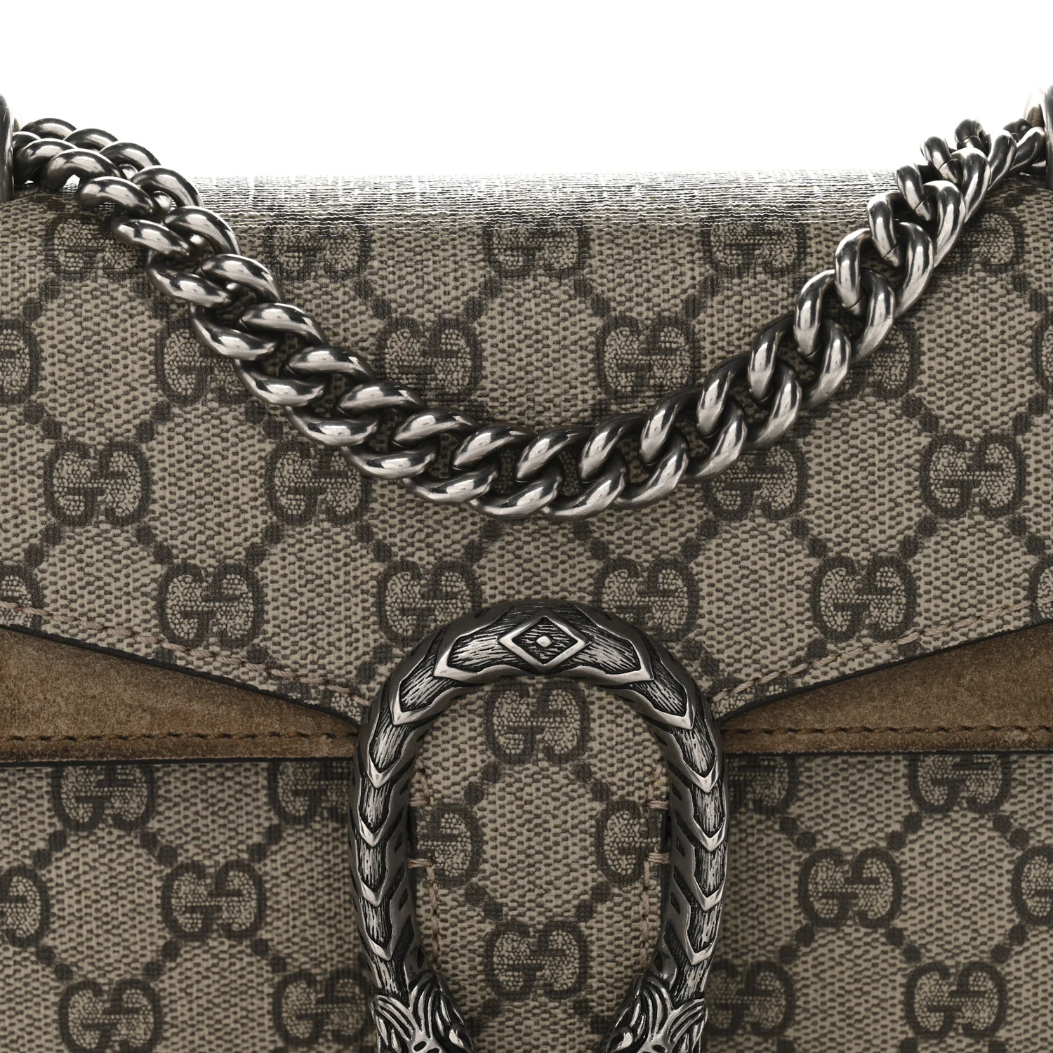 GG Supreme Monogram Mini Dionysus Shoulder Bag Taupe - Image 8