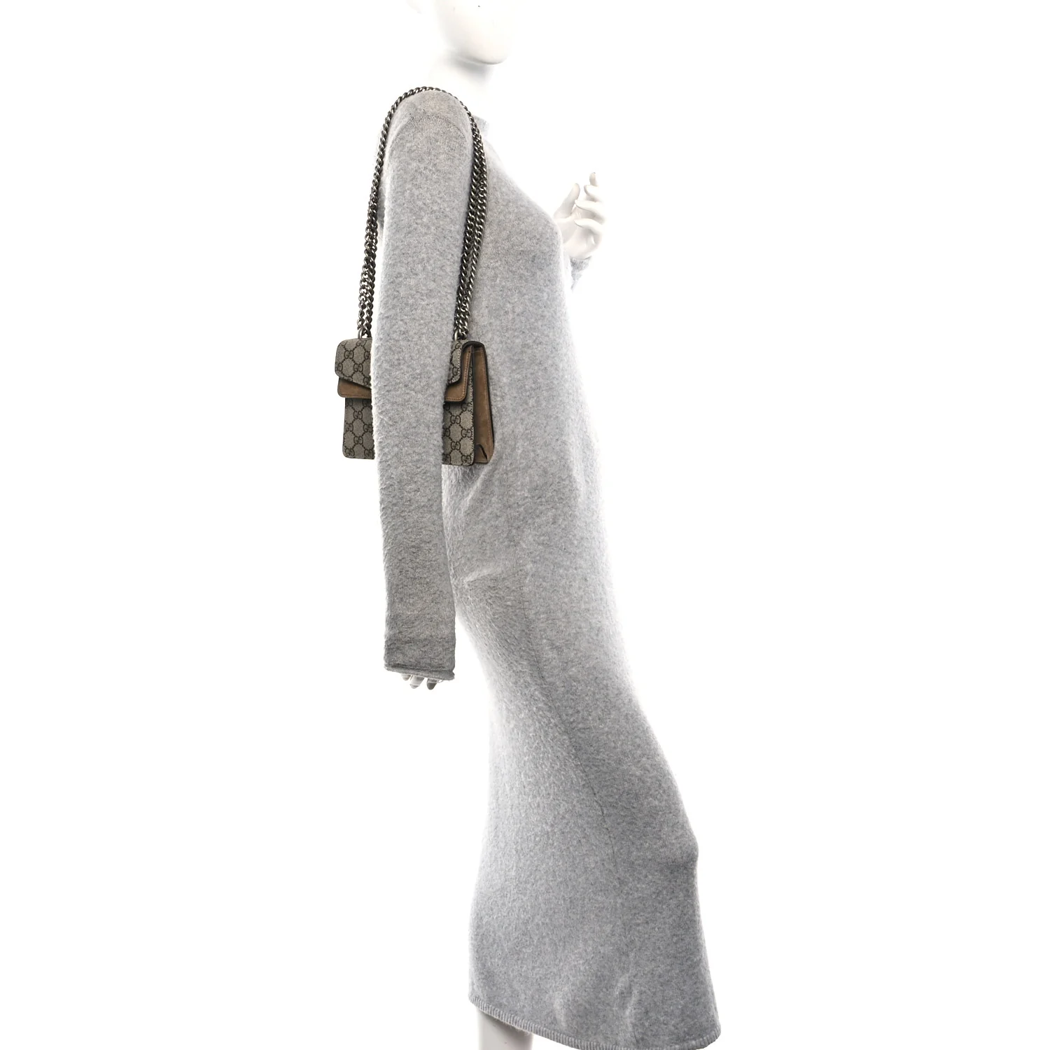GG Supreme Monogram Mini Dionysus Shoulder Bag Taupe - Image 2