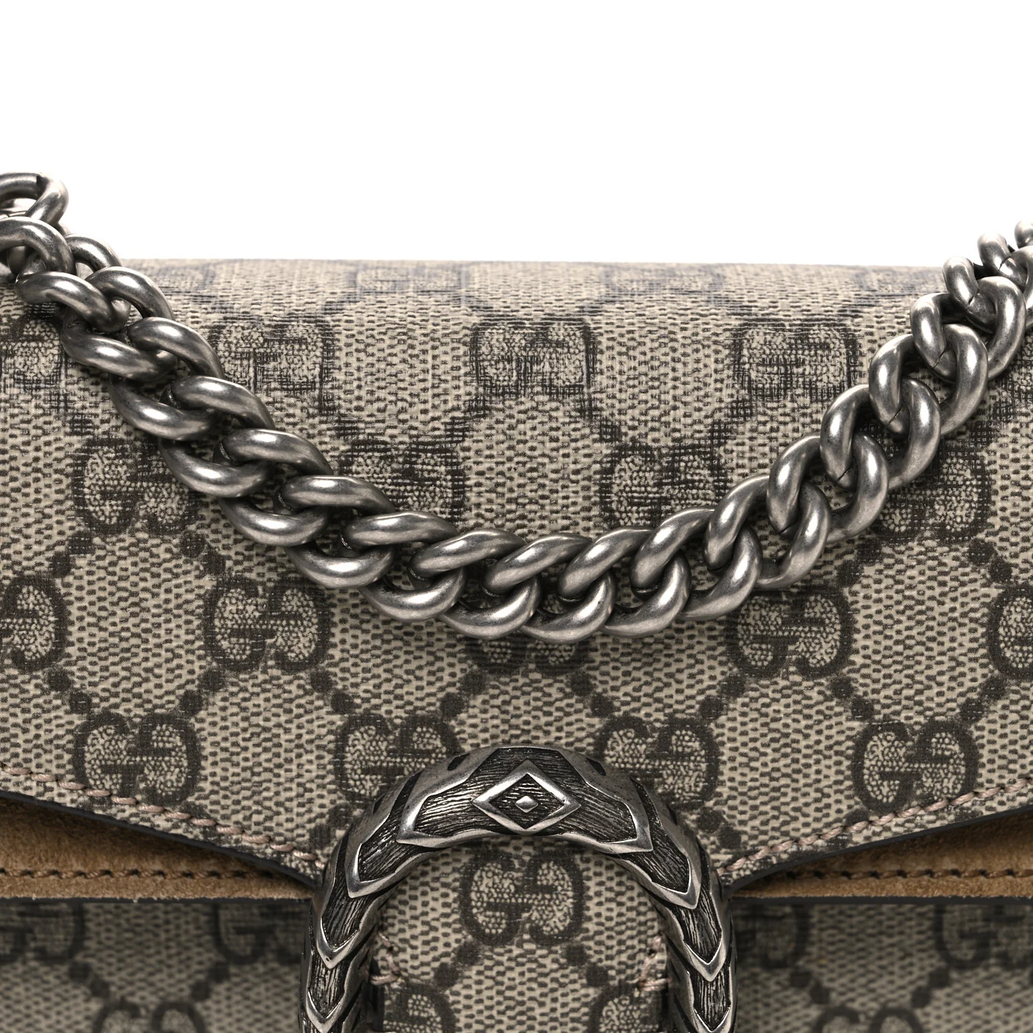 GG Supreme Monogram Mini Dionysus Shoulder Bag Taupe - Image 7