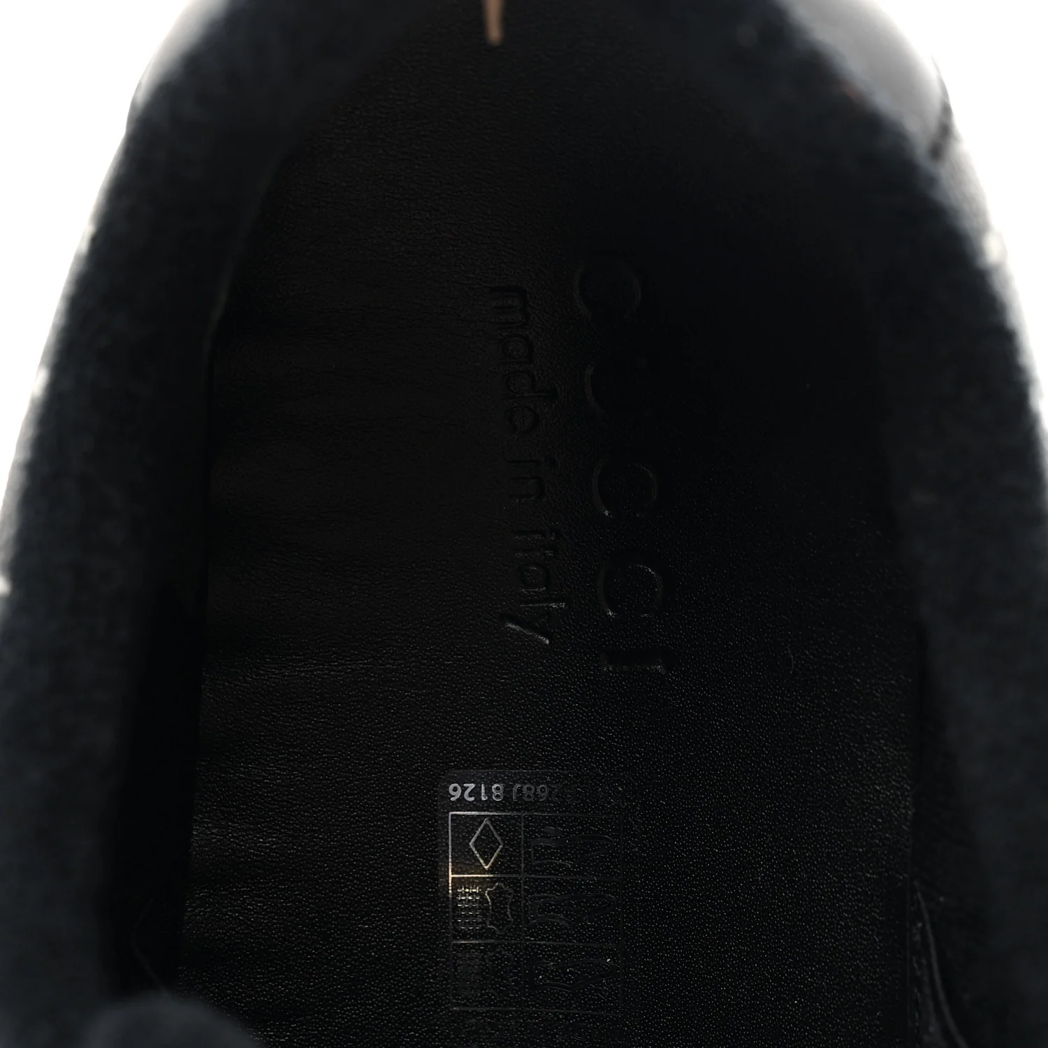 GG Supreme Monogram Miro Soft Calfskin Web Mens Screener Sneakers 8.5 Black Grey Sky - Image 8