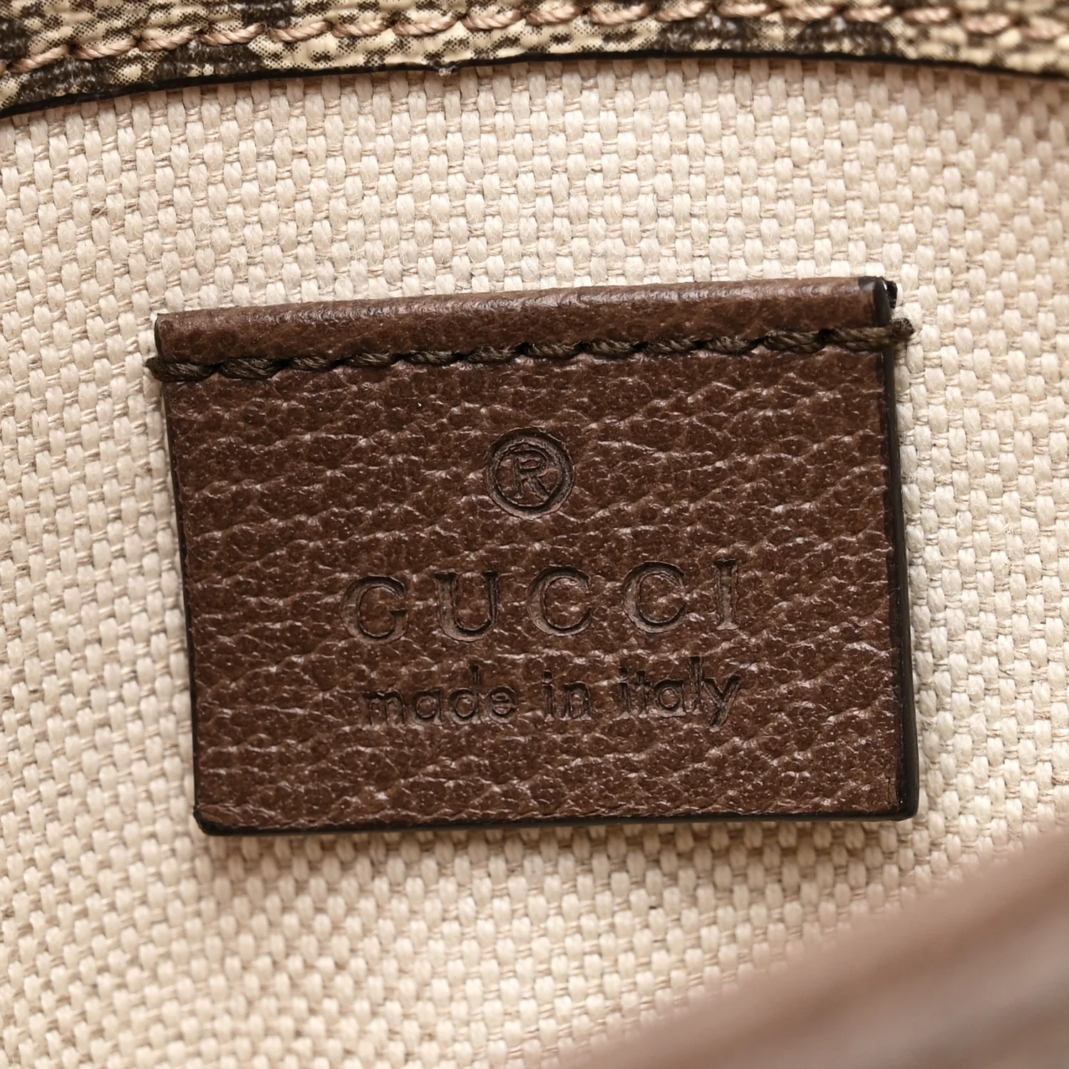 GG Supreme Monogram Neo Vintage Web Belt Bag Brown - Image 6